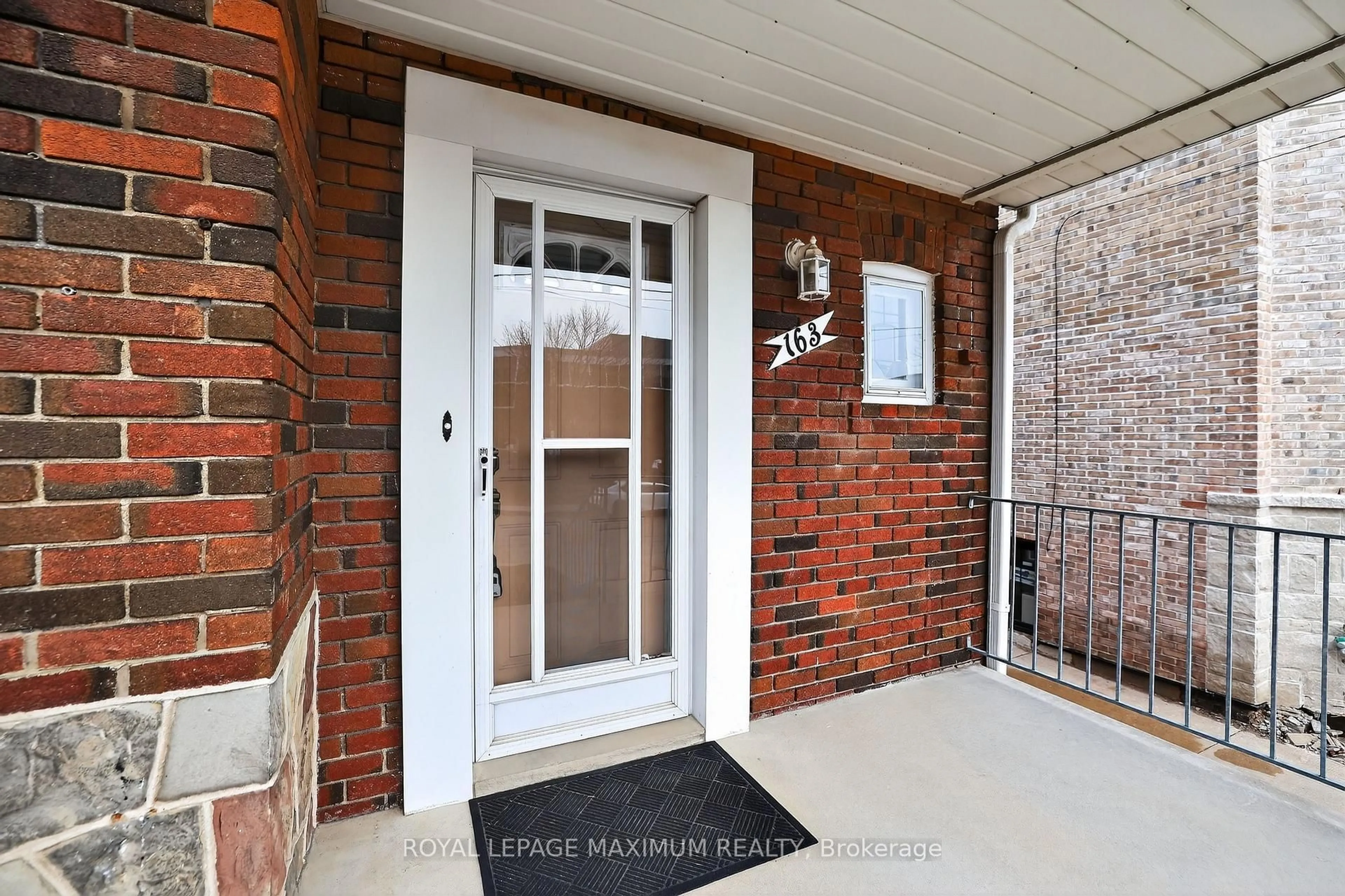 Indoor entryway for 163 Durant Ave, Toronto Ontario M4J 4W4
