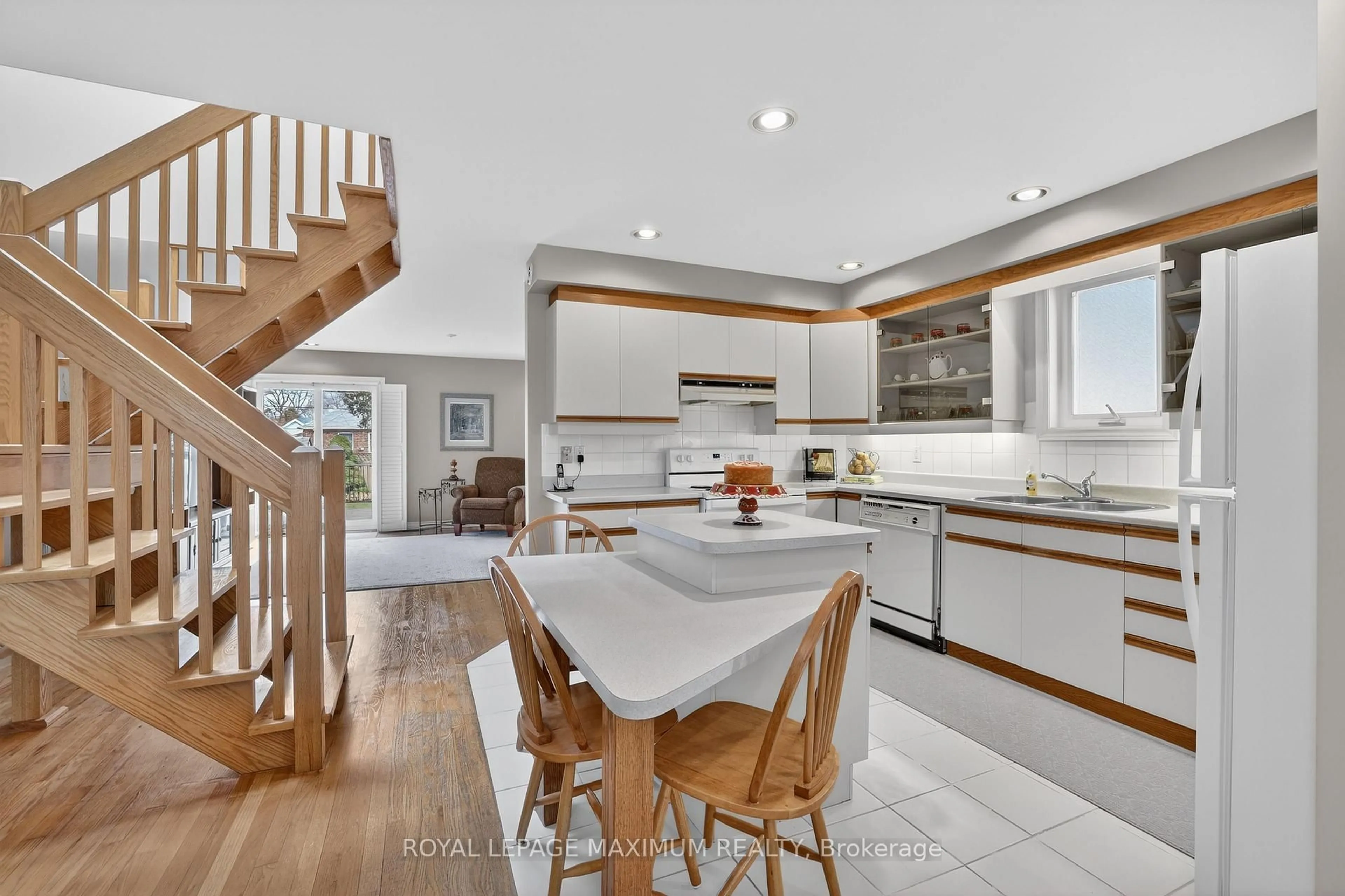 Open concept kitchen, unknown for 163 Durant Ave, Toronto Ontario M4J 4W4