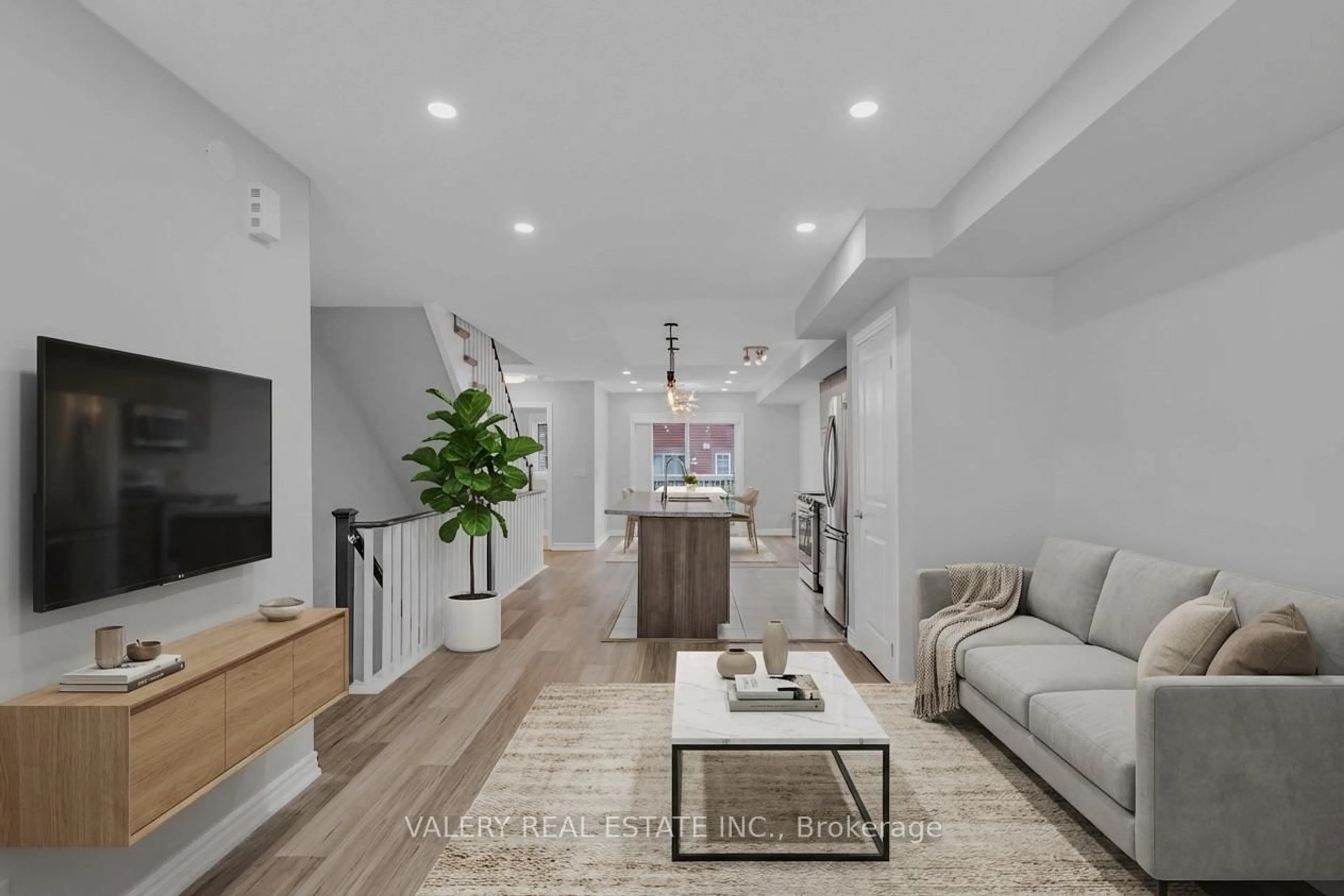 Living room with furniture, unknown for 2500 Hill Rise Crt #65, Oshawa Ontario L1L 0M6