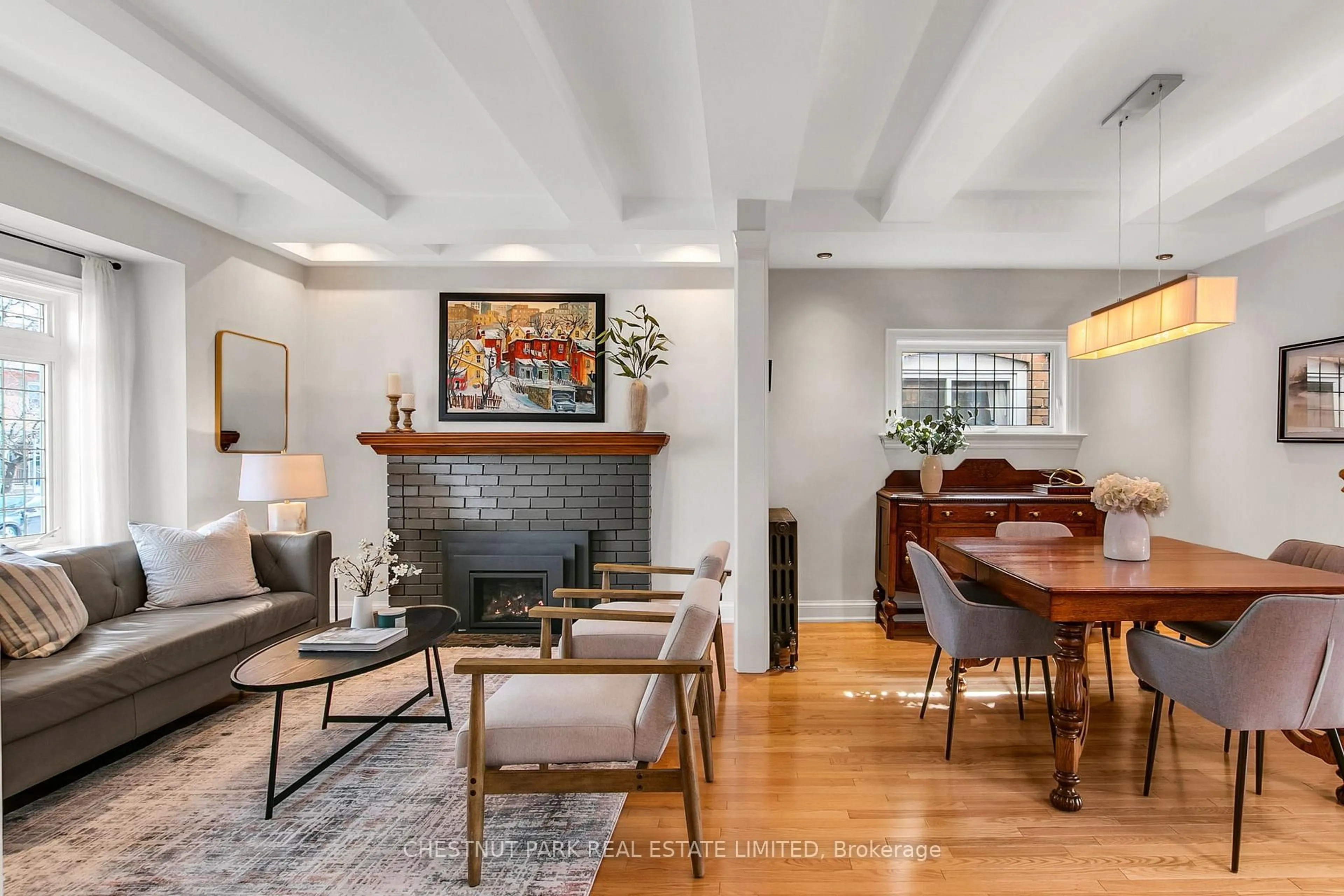 Living room with furniture, unknown for 12 Chilton Rd, Toronto Ontario M4J 3C6