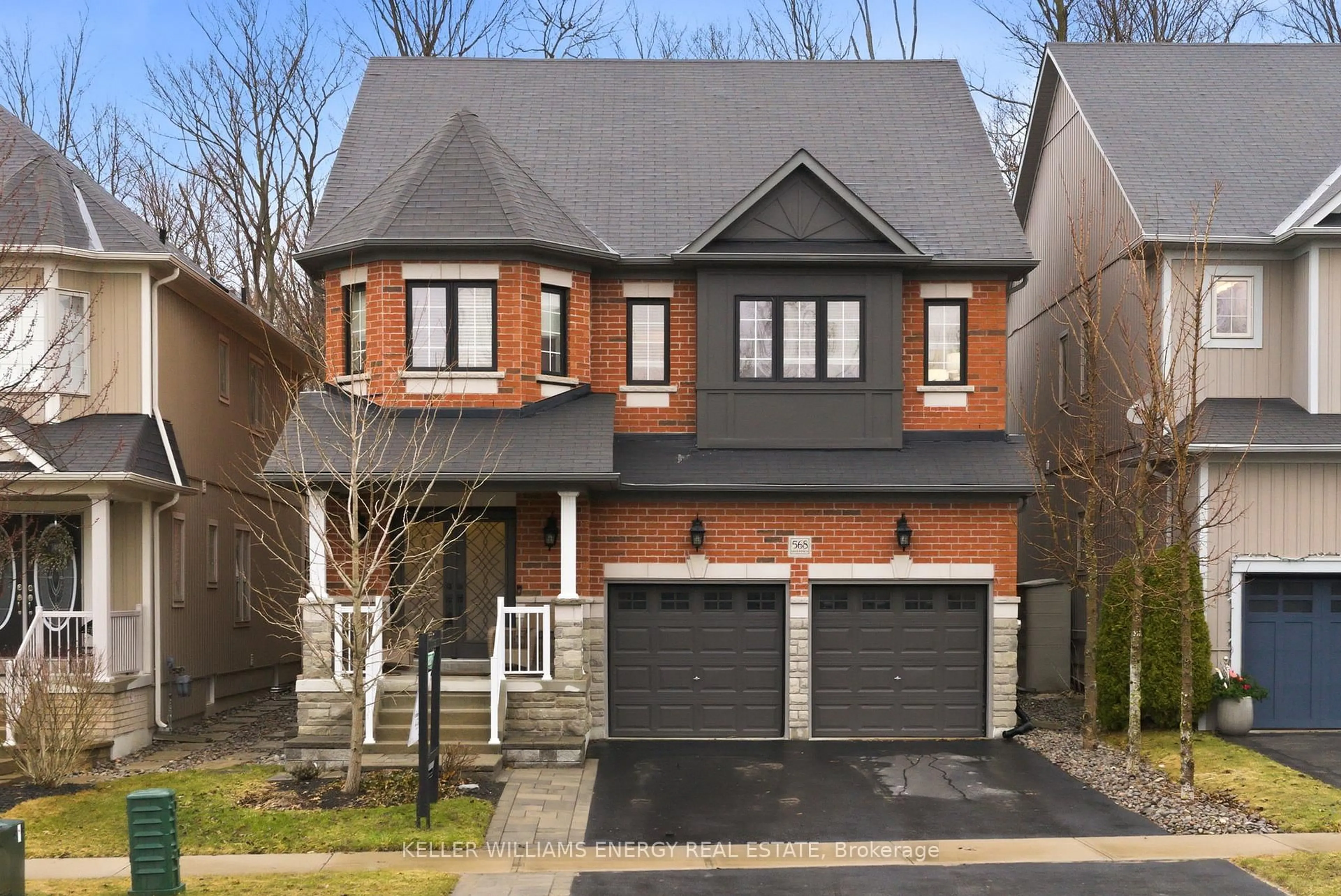Home with brick exterior material, street for 568 George Reynolds Dr, Clarington Ontario L1E 0A8