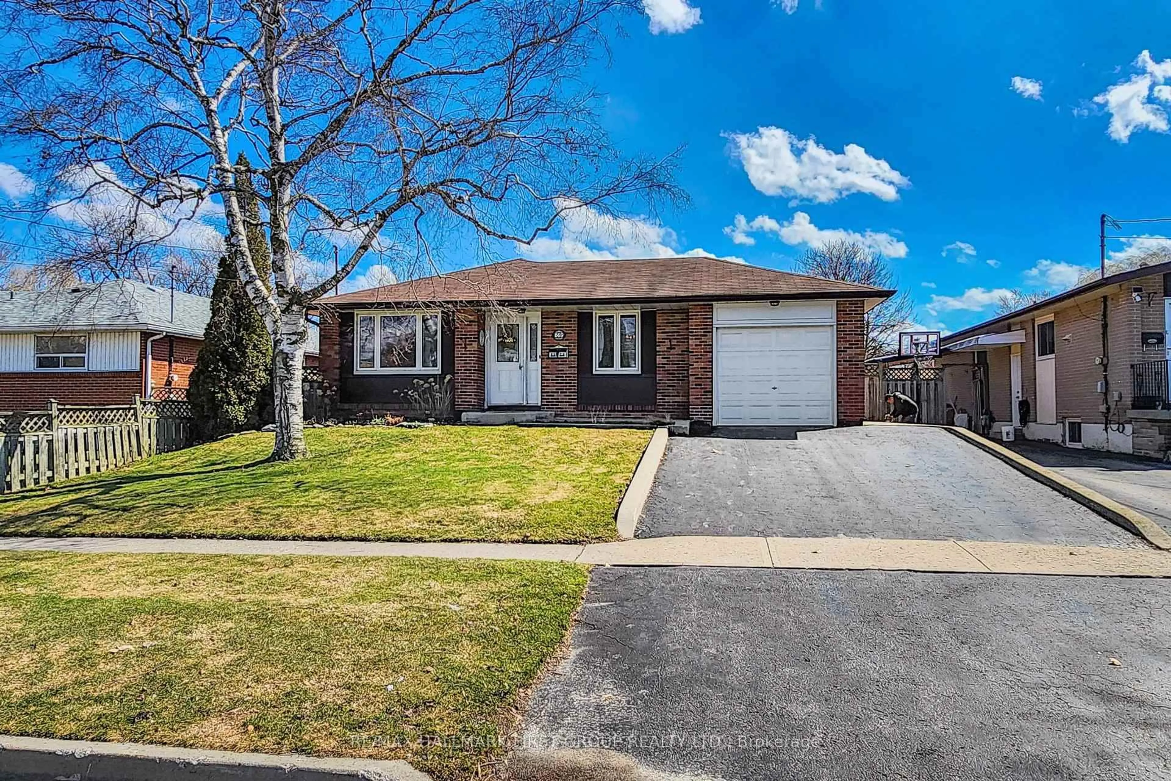 Home with brick exterior material, street for 869 Vicki Dr, Pickering Ontario L1W 2J6