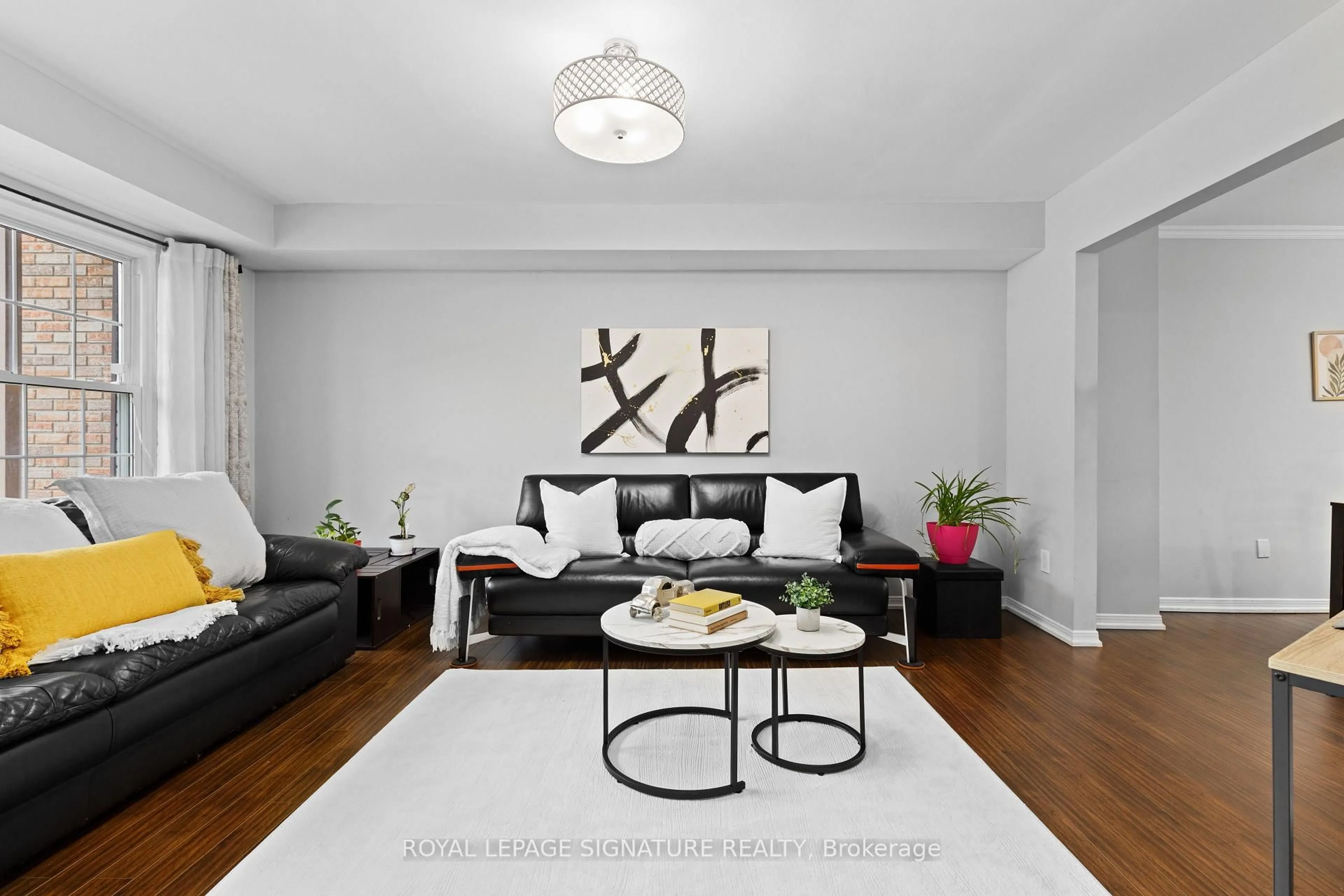 Living room with furniture, unknown for 580 Eyer Dr #93, Pickering Ontario L1W 3B7