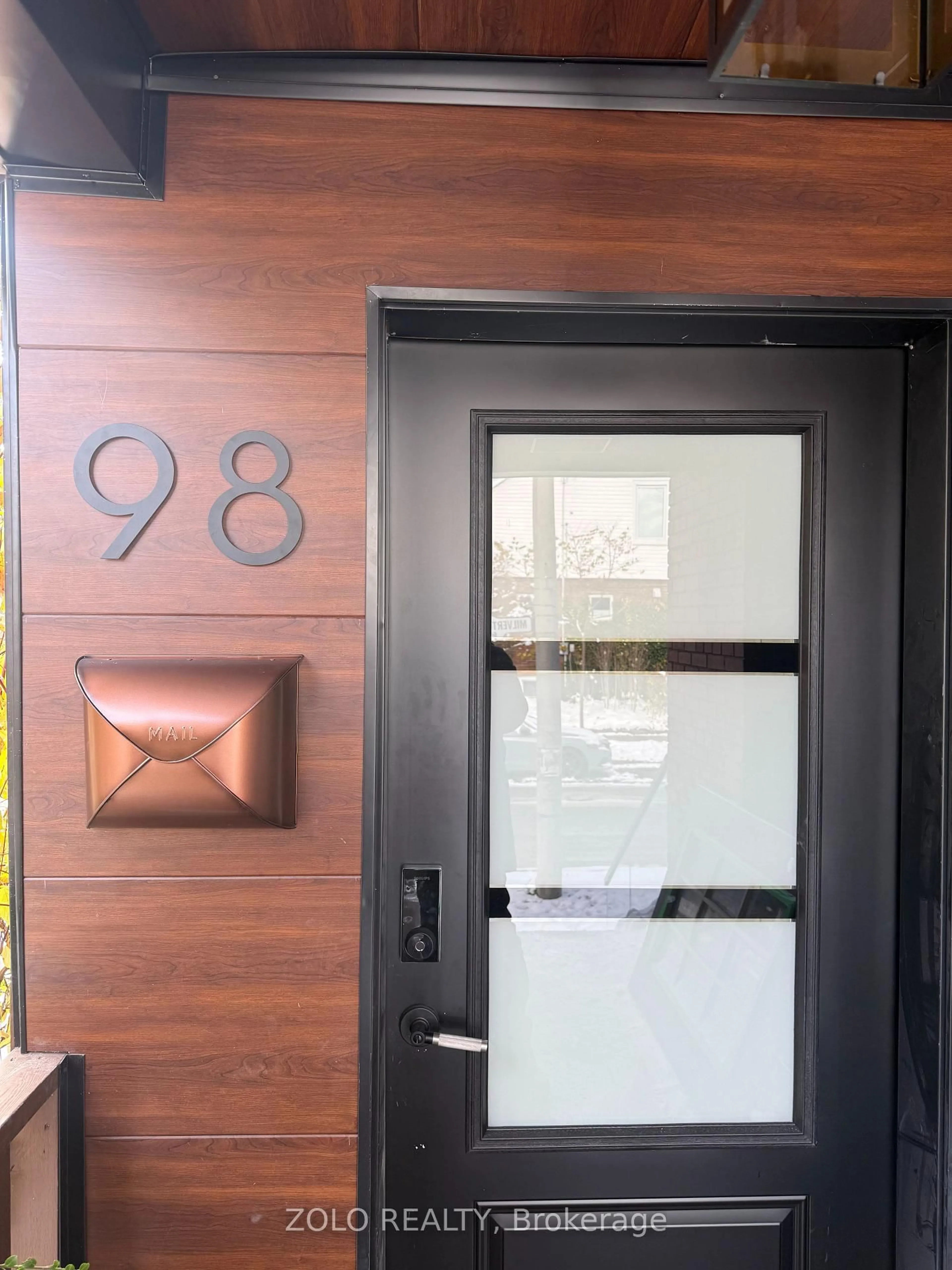 Indoor entryway for 98 Woodmount Ave, Toronto Ontario M4C 3Y2