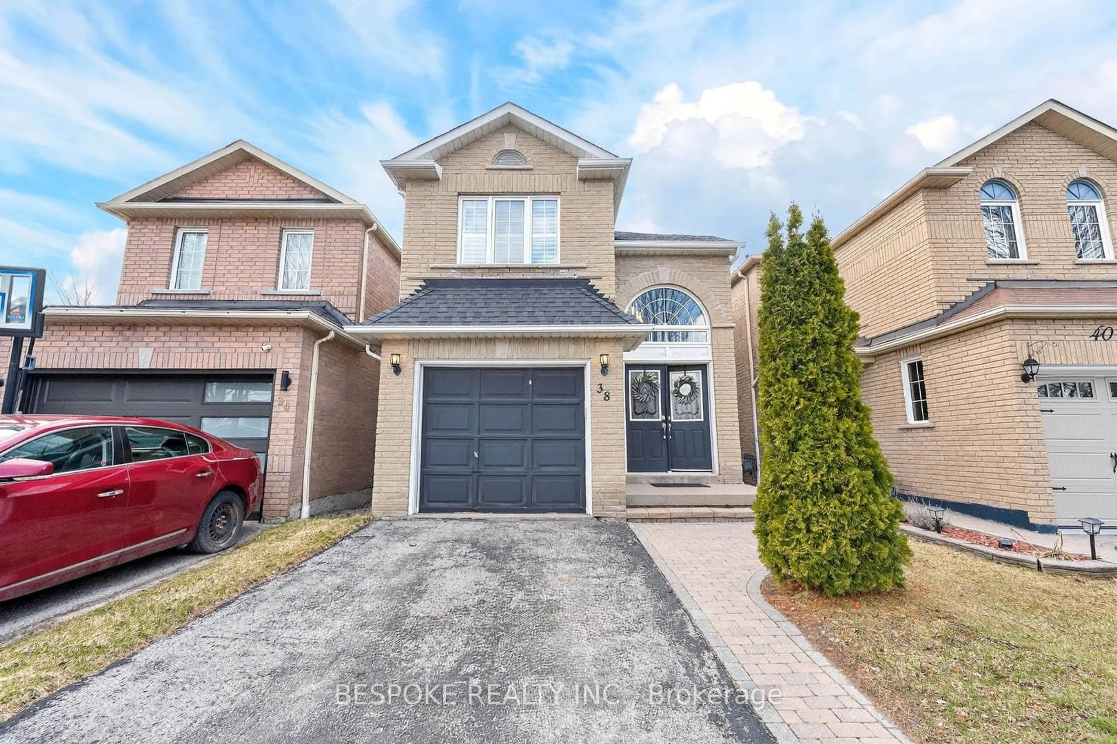 Home with brick exterior material, street for 38 Perfitt Cres, Ajax Ontario L1Z 1J3