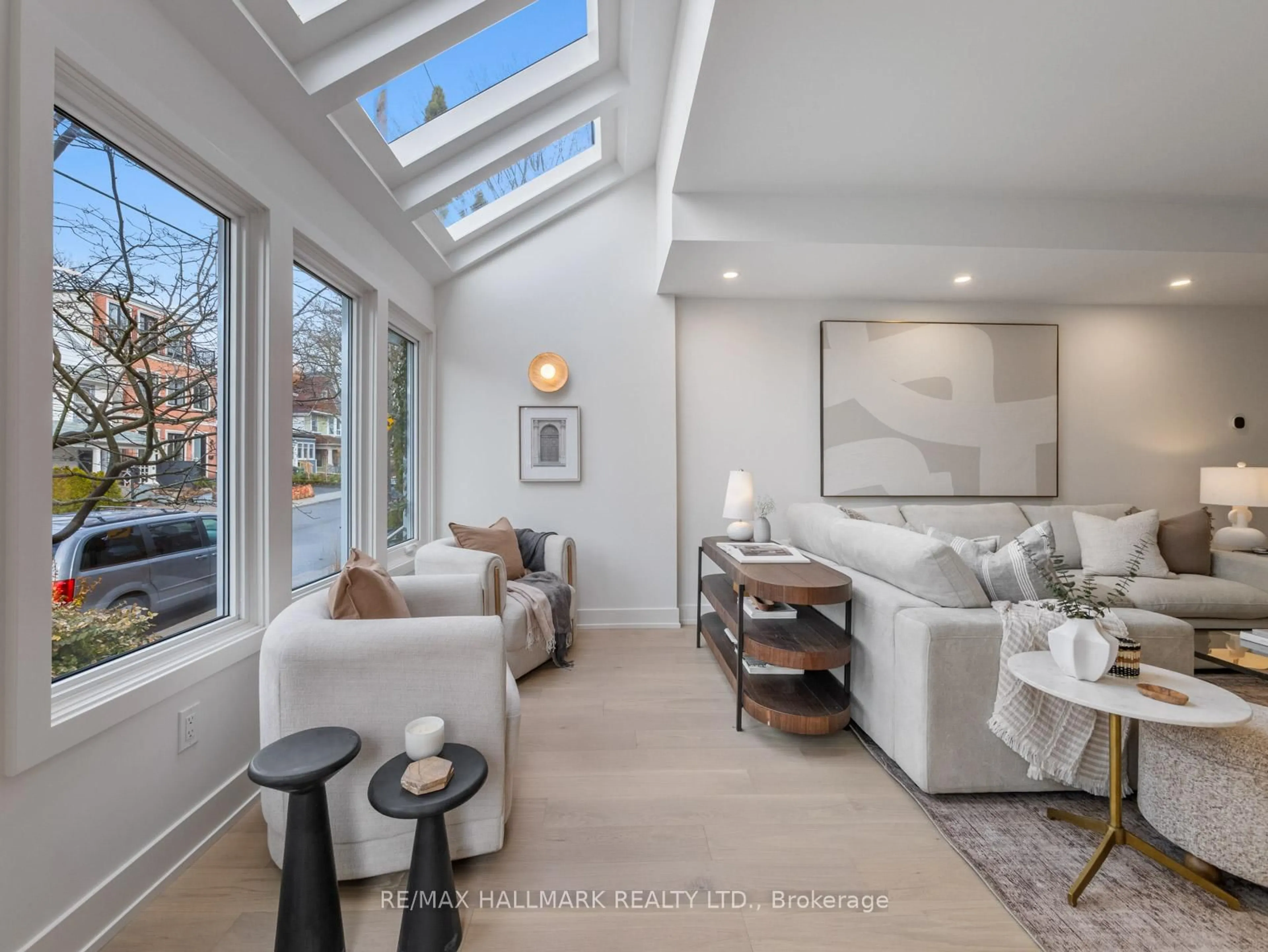 Living room with furniture, unknown for 45 Wheeler Ave, Toronto Ontario M4L 3V3