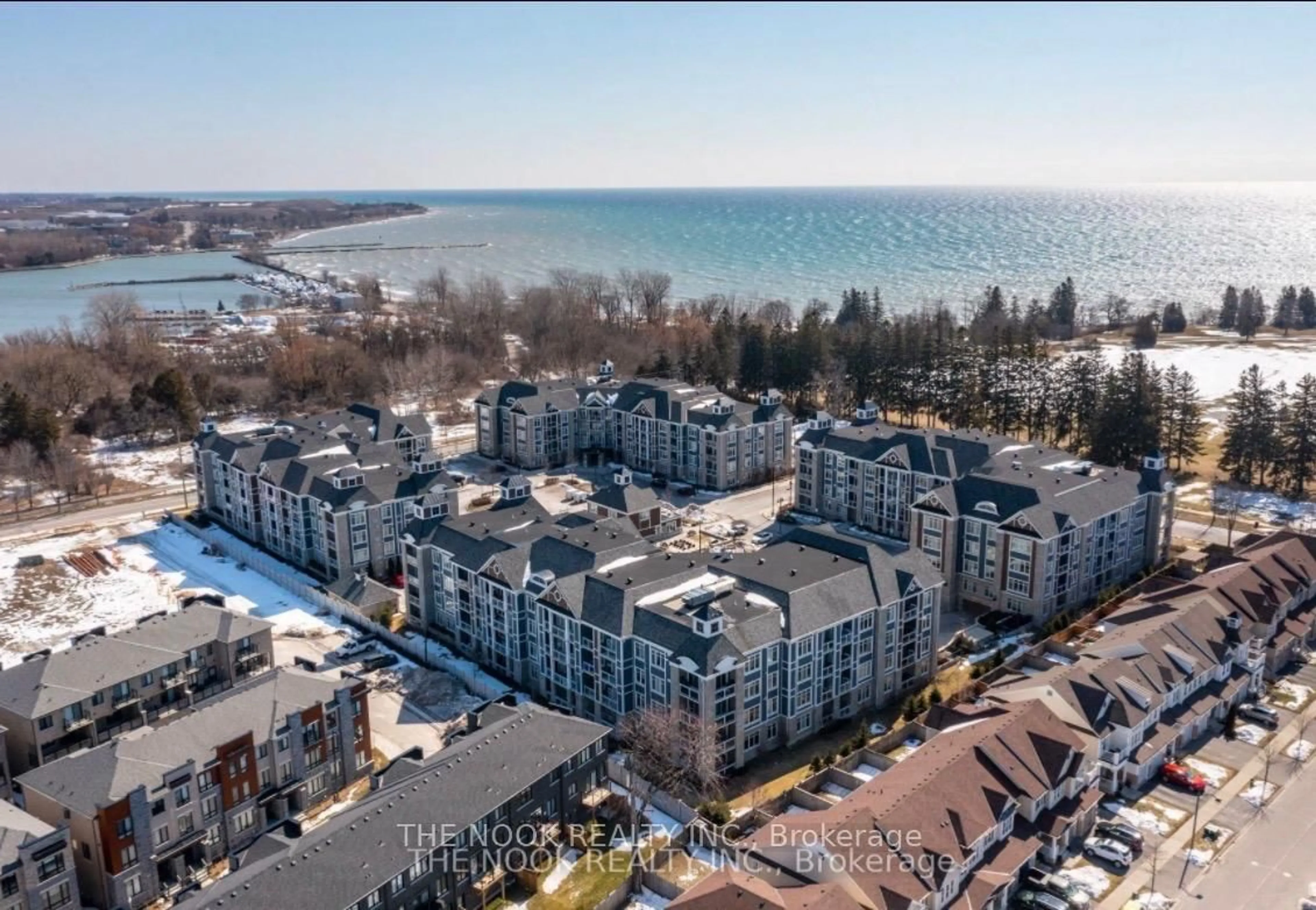A pic from outside/outdoor area/front of a property/back of a property/a pic from drone, water/lake/river/ocean view for 660 Gordon St #110, Whitby Ontario L1N 9L7