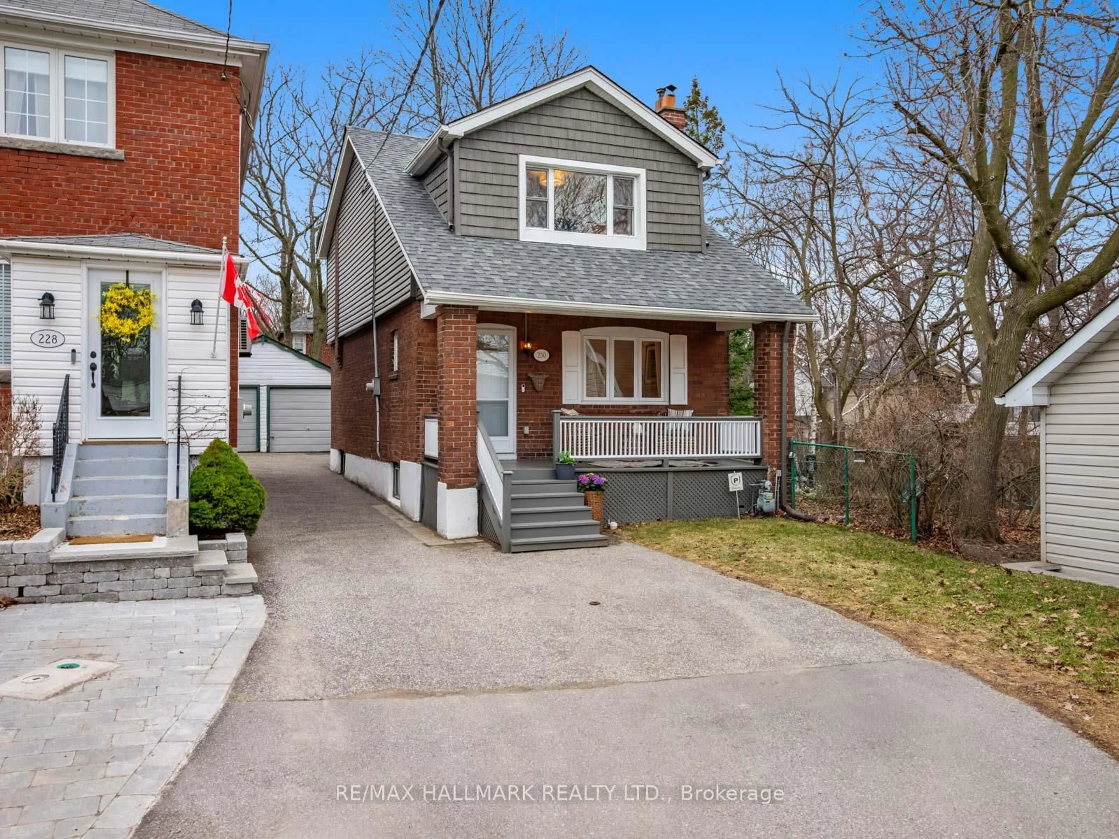Home with brick exterior material, street for 230 Audrey Ave, Toronto Ontario M1N 2Y1