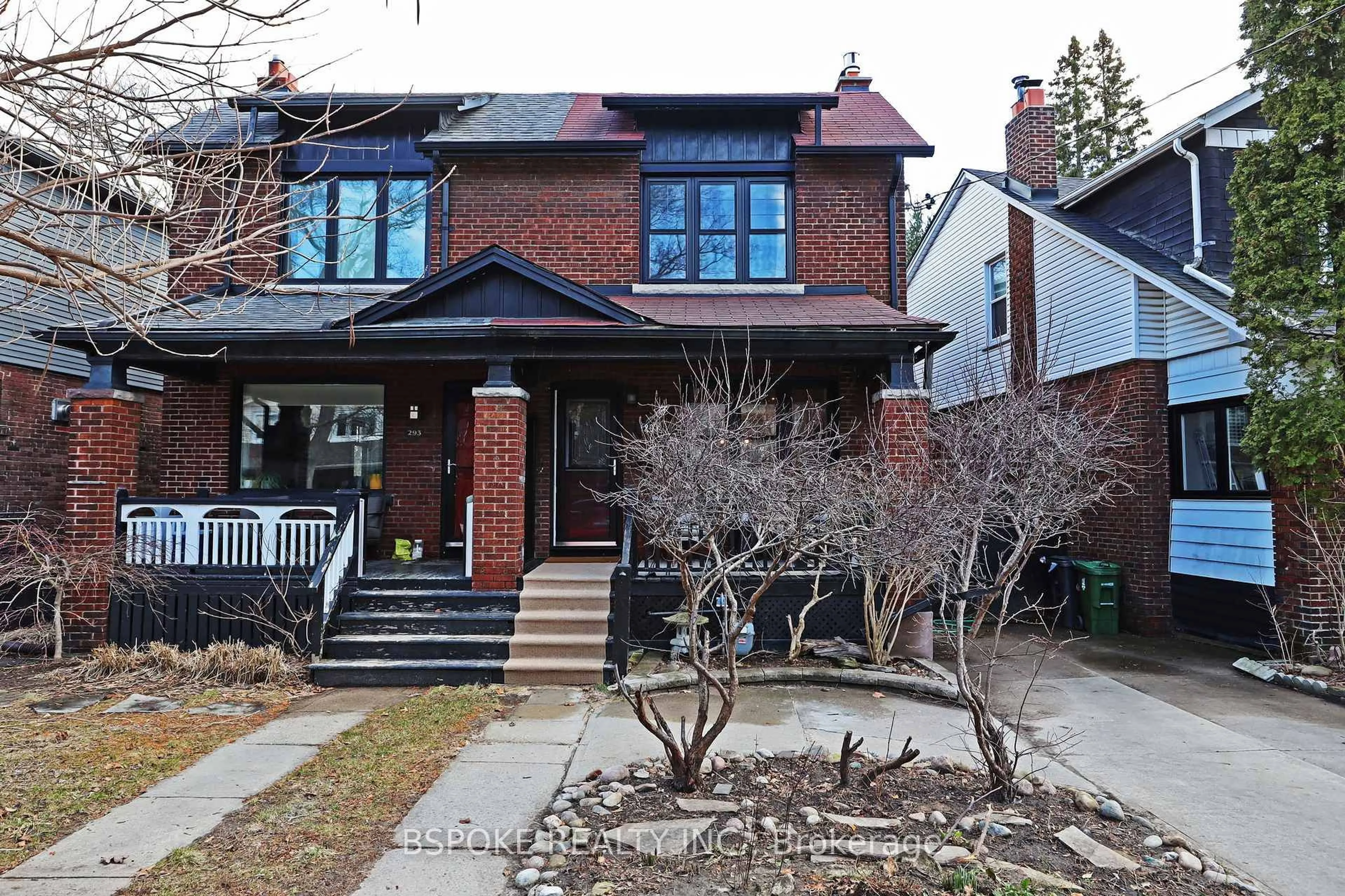 Home with brick exterior material, street for 291 Gainsborough Rd, Toronto Ontario M4L 3C8