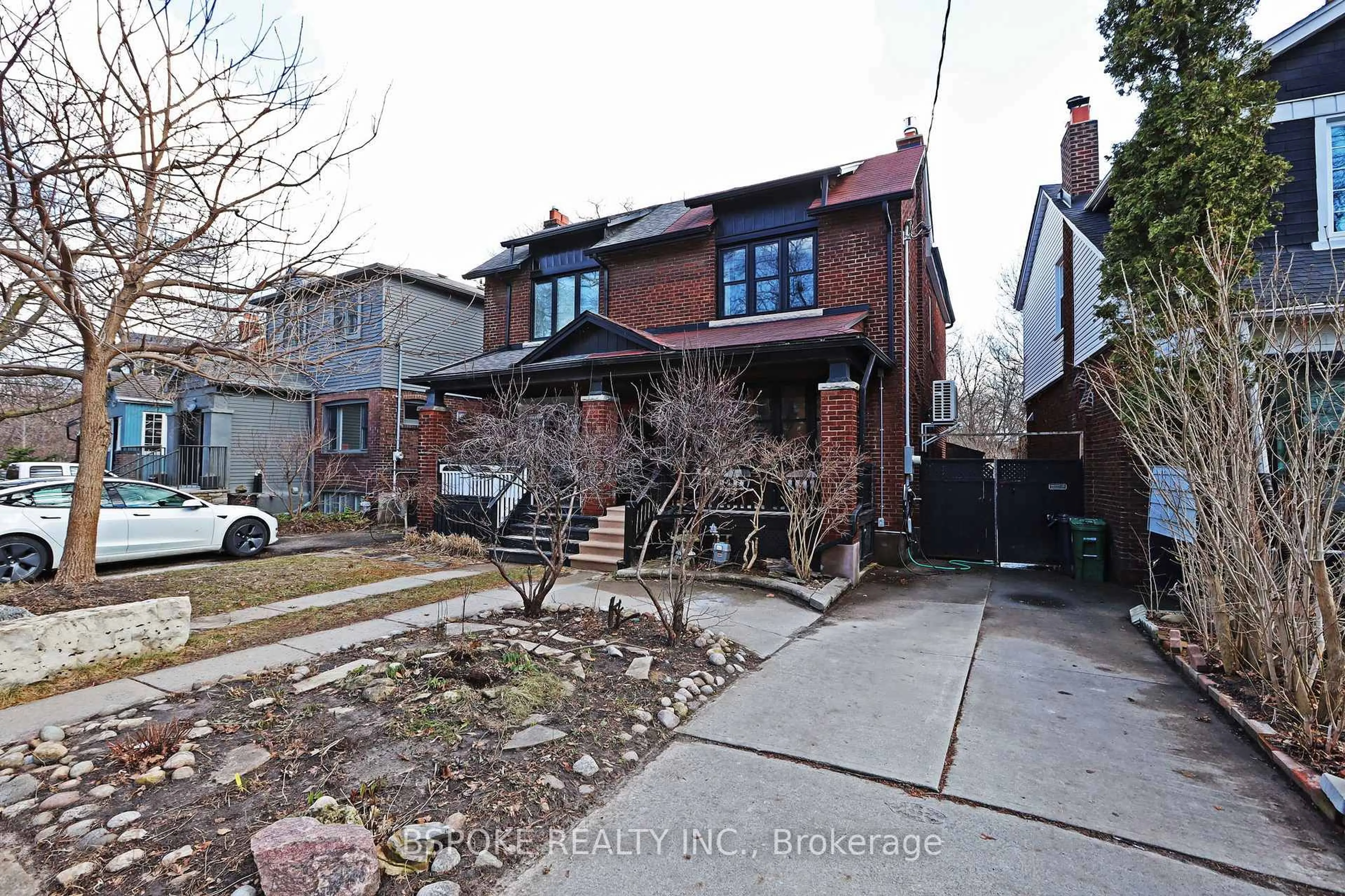 Home with brick exterior material, street for 291 Gainsborough Rd, Toronto Ontario M4L 3C8
