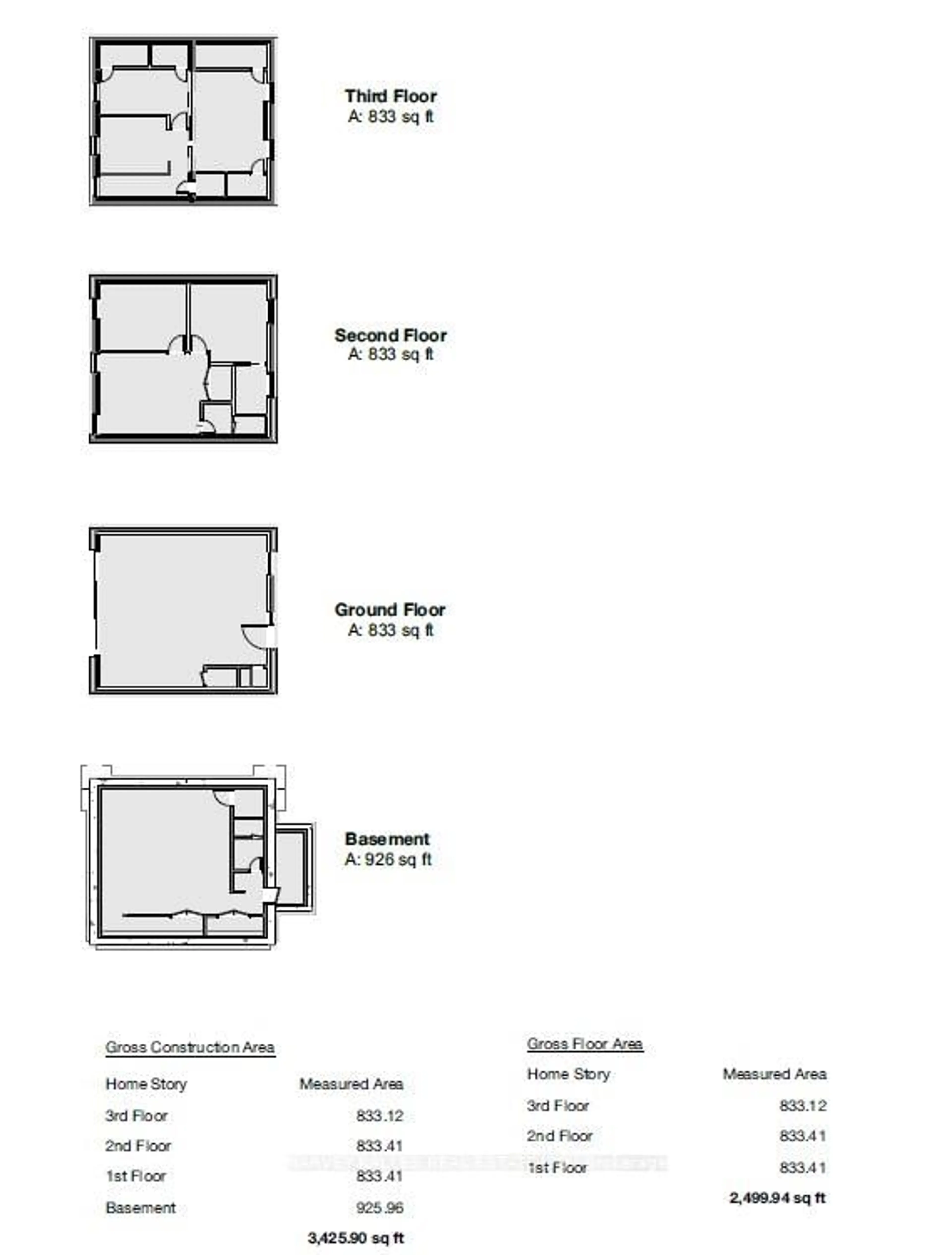 Floor plan for 60 Hiltz Ave, Toronto Ontario M4L 2N5