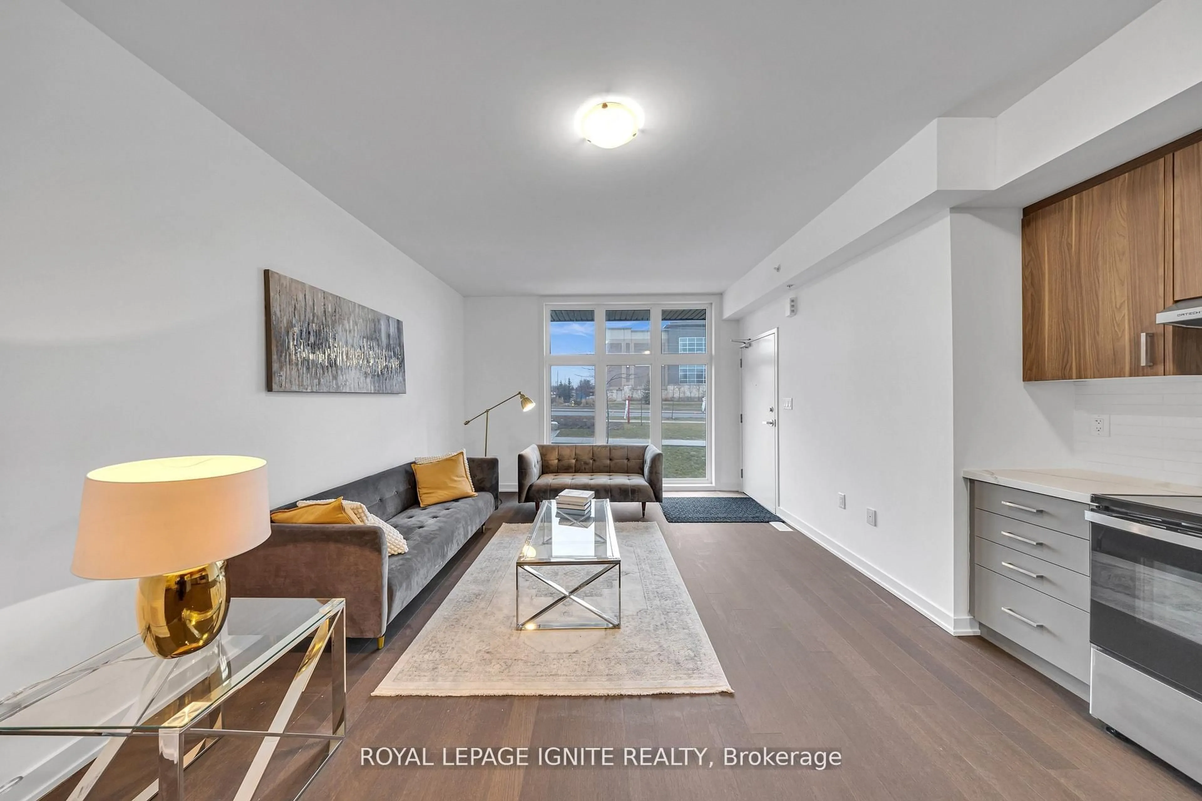 Living room with furniture, unknown for 188 Angus Dr #25, Ajax Ontario L1S 0G5