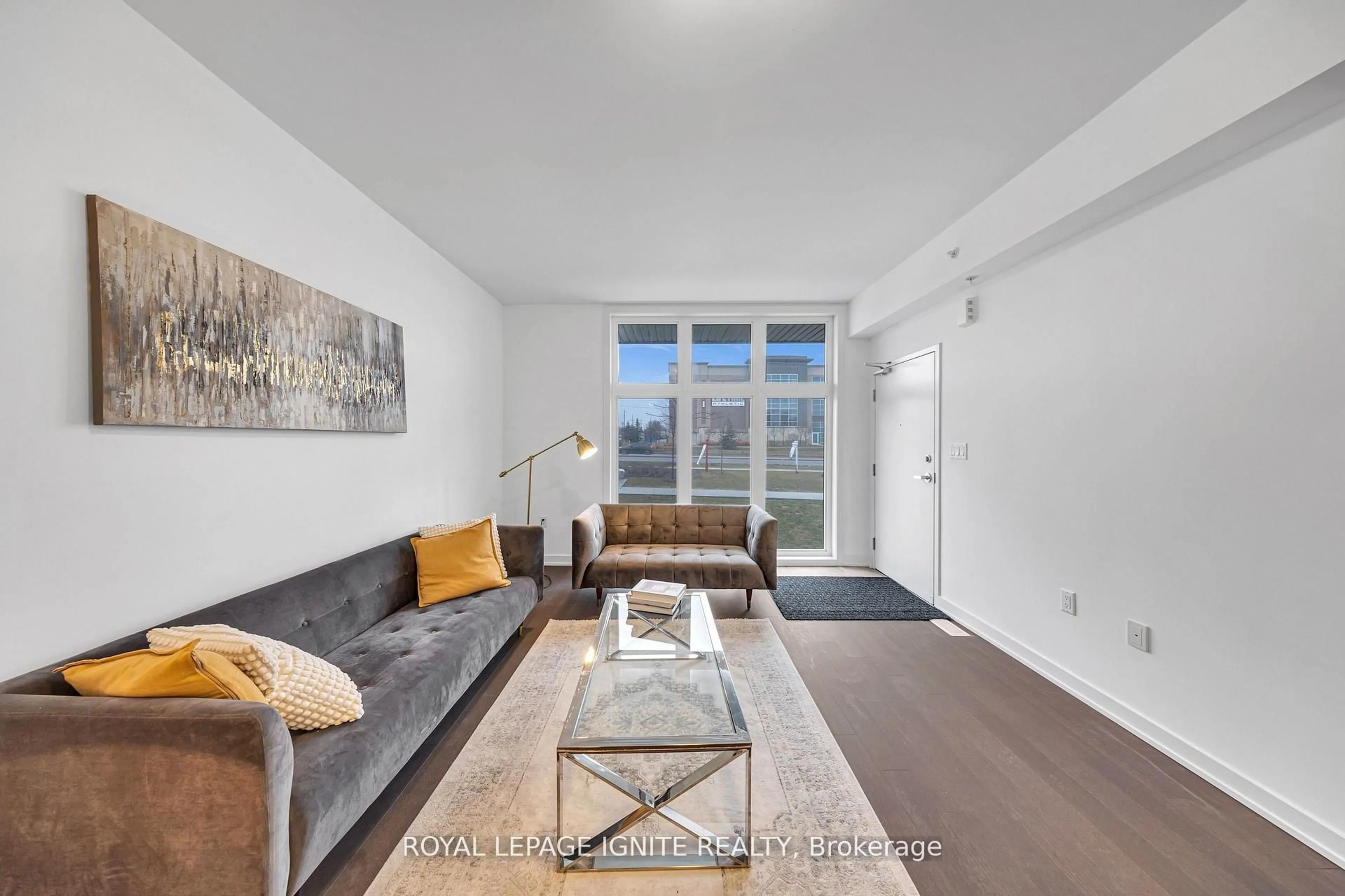 Living room with furniture, unknown for 188 Angus Dr #25, Ajax Ontario L1S 0G5