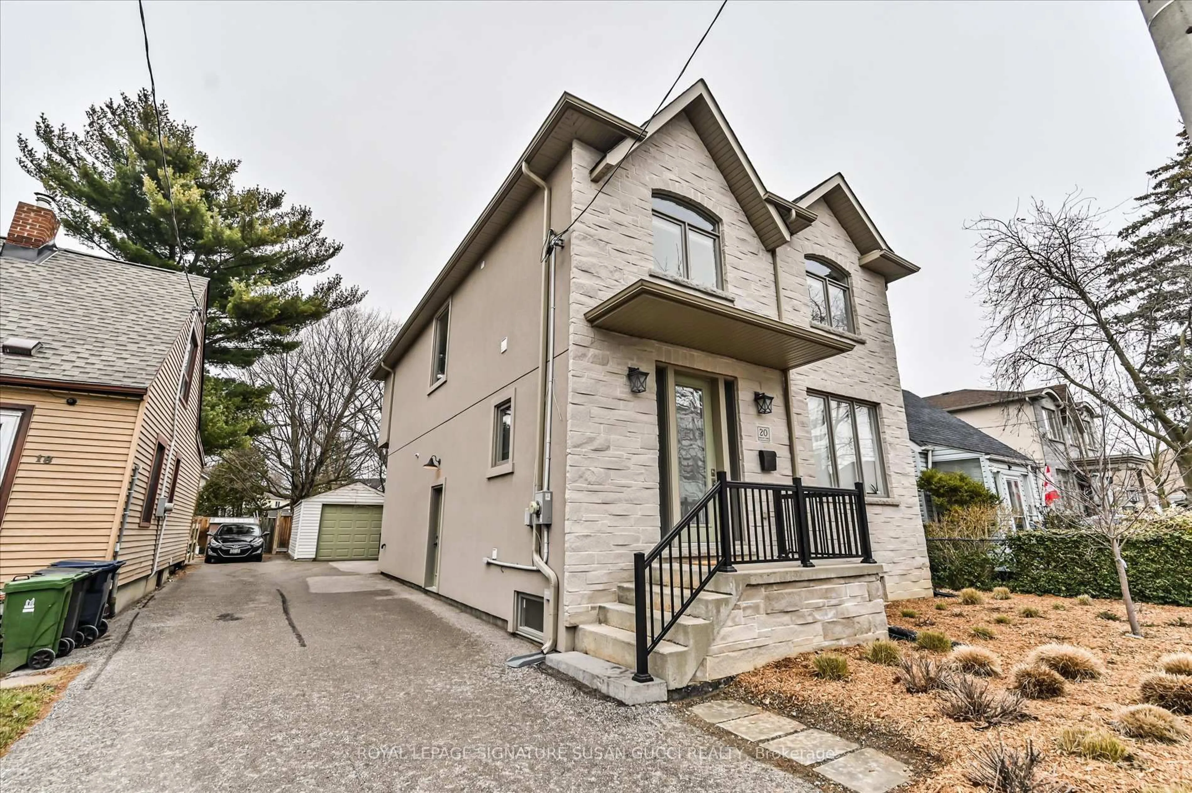 Home with brick exterior material, street for 20 Warvet Cres, Toronto Ontario M4B 1P3