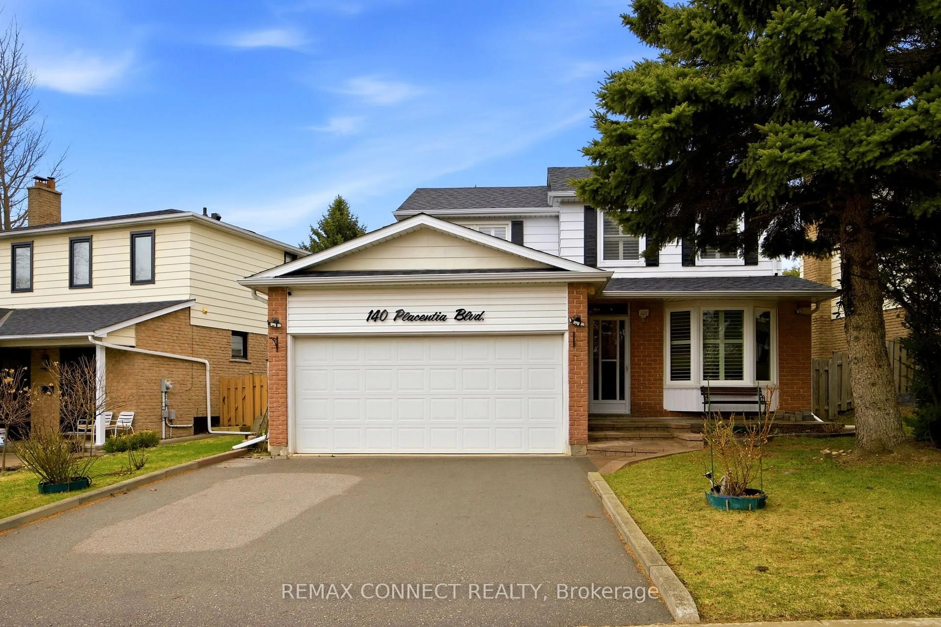 Home with vinyl exterior material, street for 140 Placentia Blvd, Toronto Ontario M1S 4H1