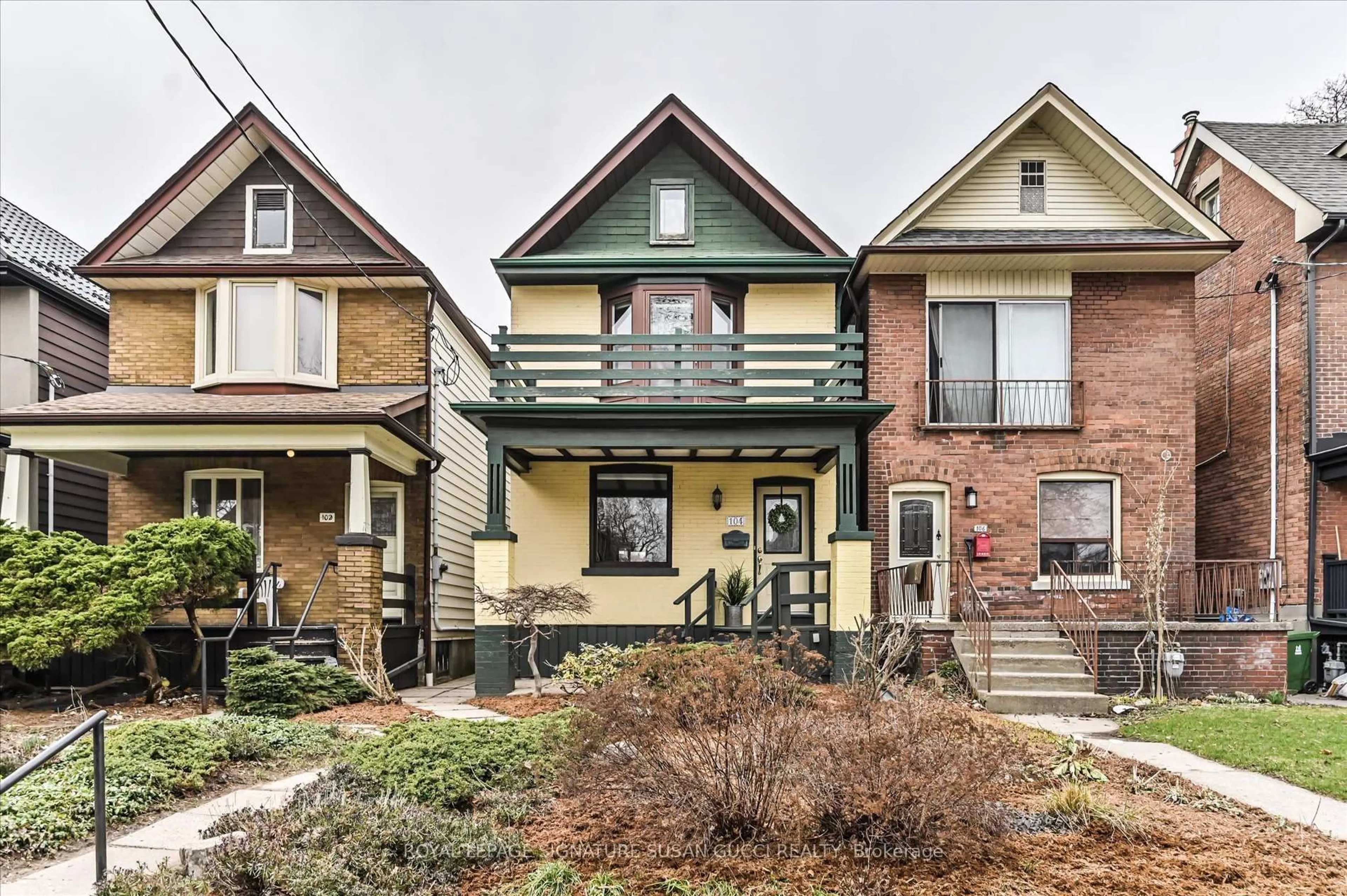 Home with brick exterior material, street for 104 Dewhurst Blvd, Toronto Ontario M4J 3J3