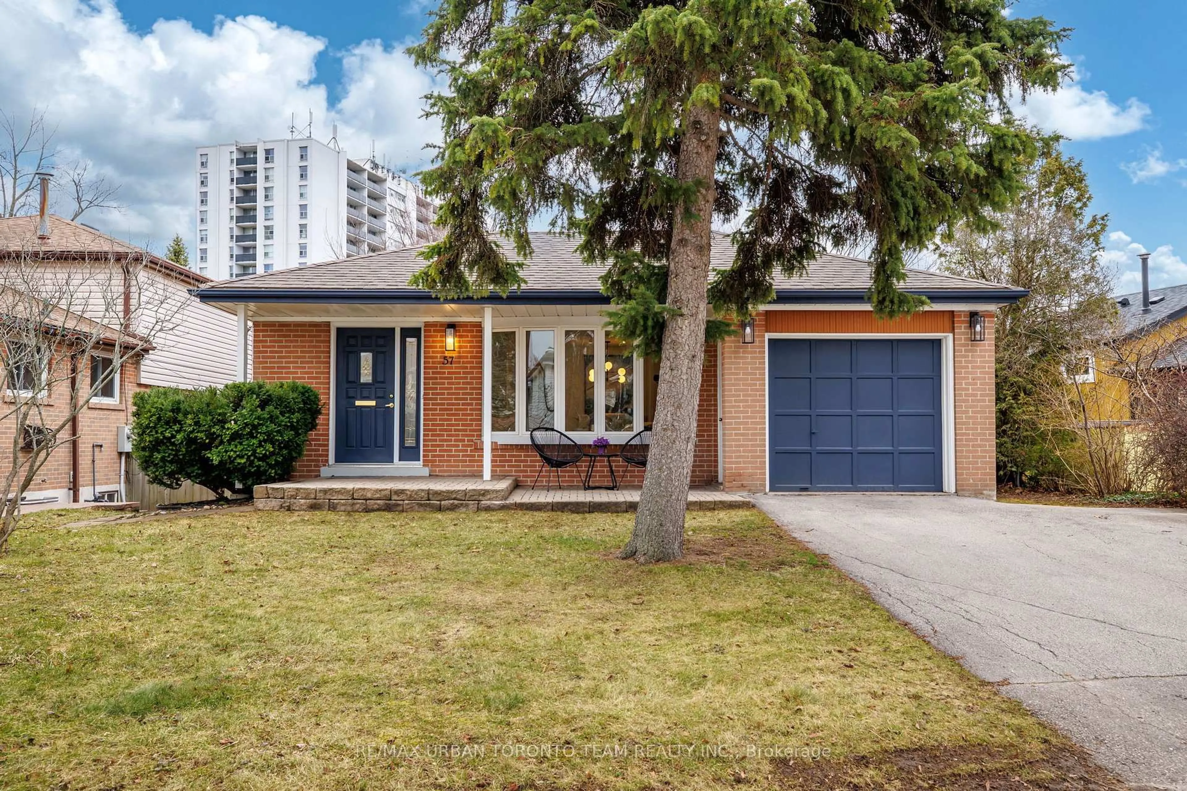 Home with brick exterior material, street for 57 Bledlow Manor Dr, Toronto Ontario M1E 1B1