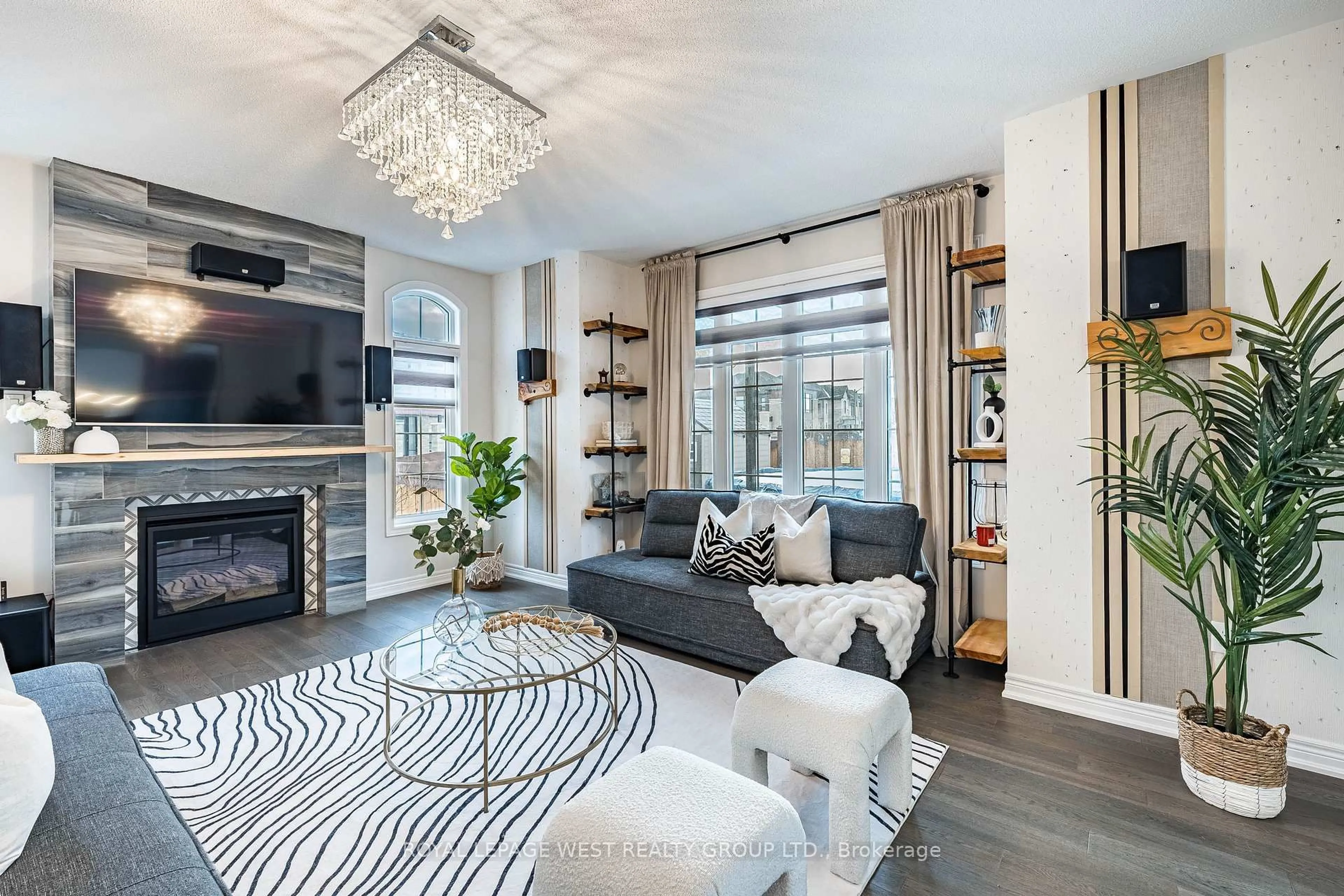 Living room with furniture, unknown for 13 Arksey St, Whitby Ontario L1P 0G5