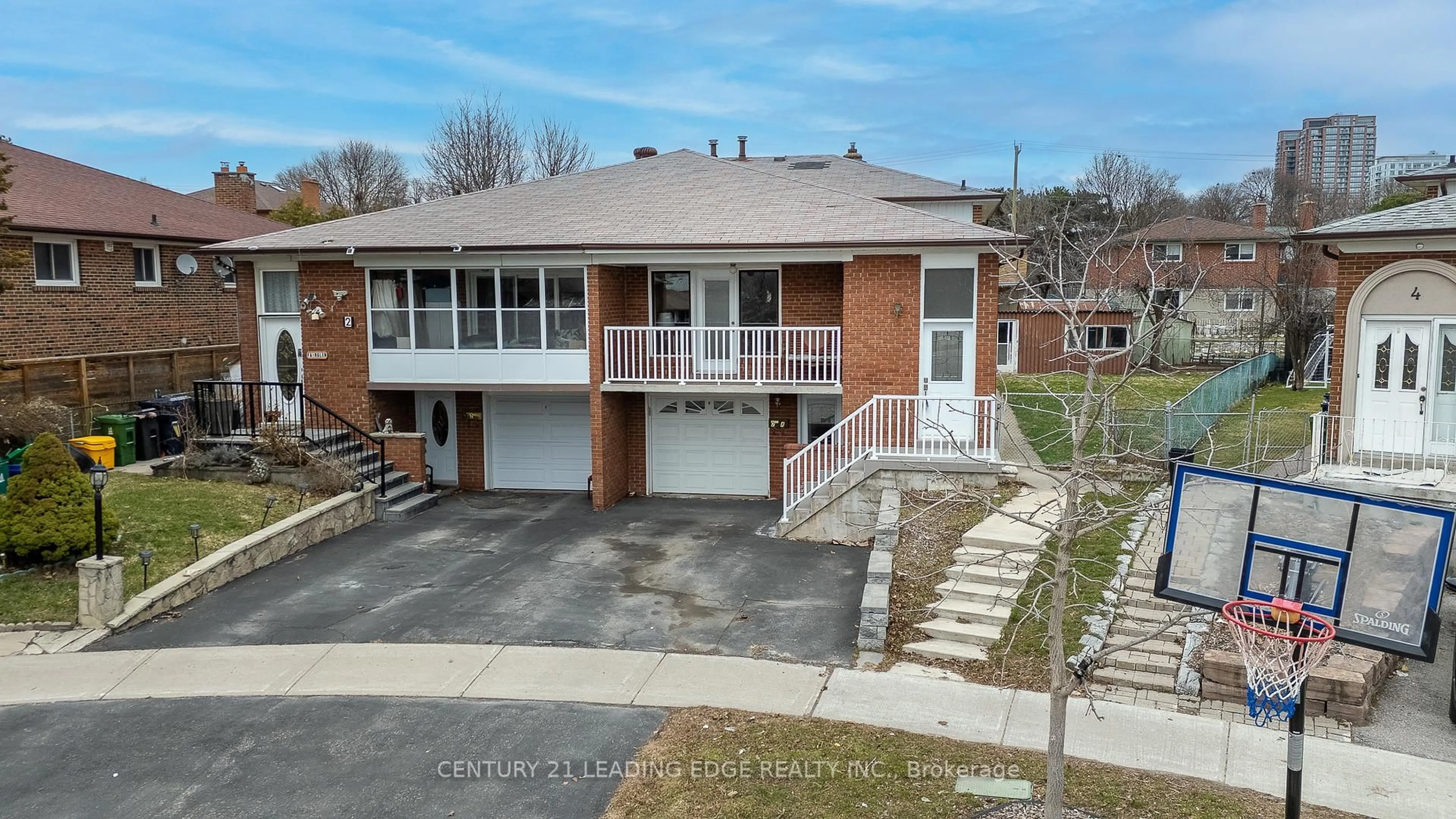 Home with brick exterior material, street for 2A Fairglen Ave, Toronto Ontario M1T 1G7