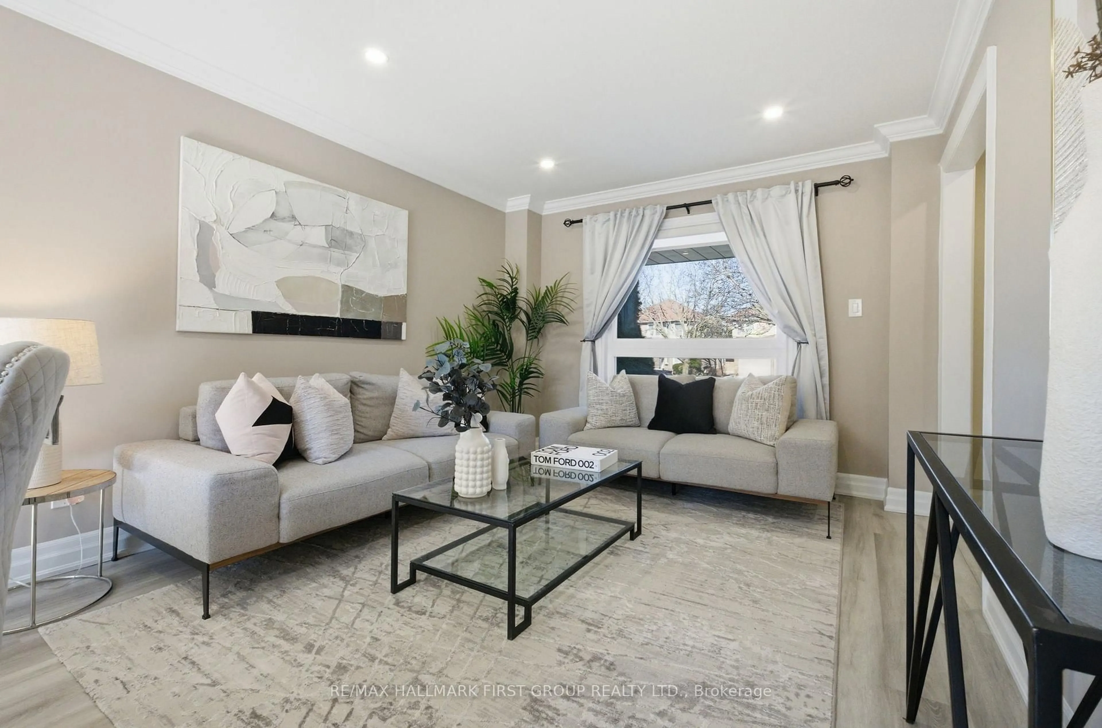 Living room with furniture, unknown for 1514 Rawlings Dr, Pickering Ontario L1V 5A5