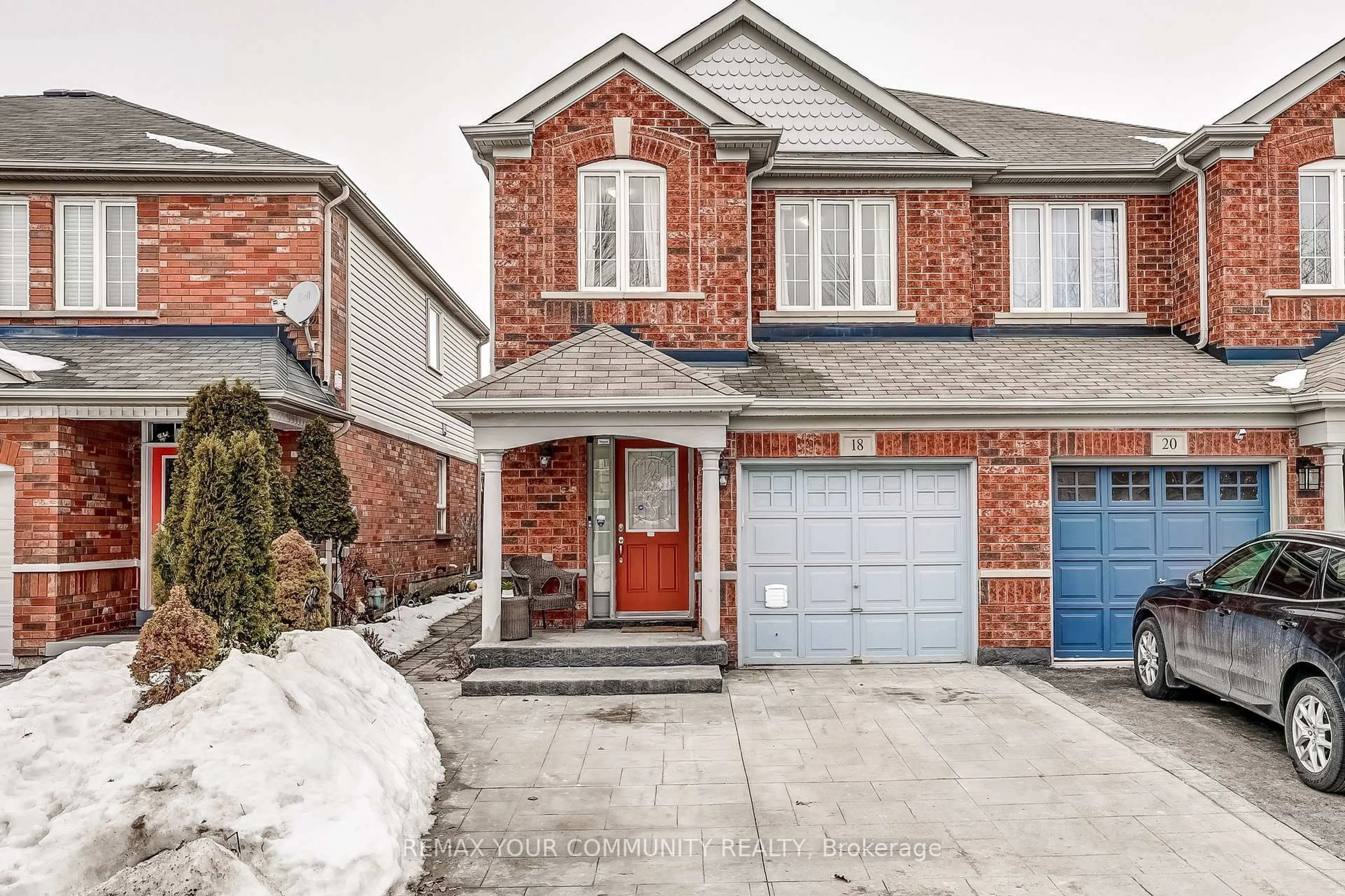 Home with brick exterior material, street for 18 Tozer Cres, Ajax Ontario L1T 4Z9