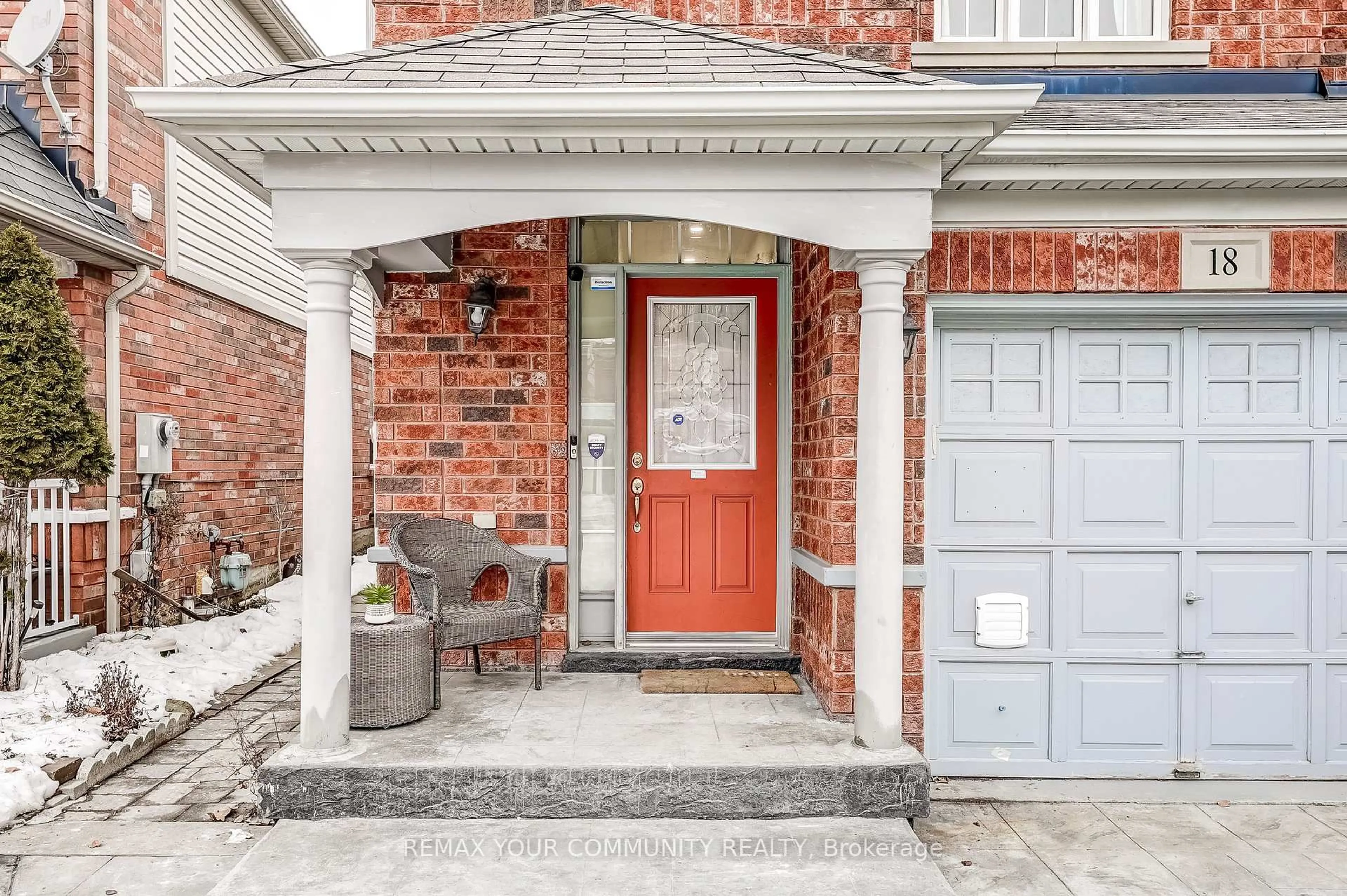 Home with brick exterior material, street for 18 Tozer Cres, Ajax Ontario L1T 4Z9