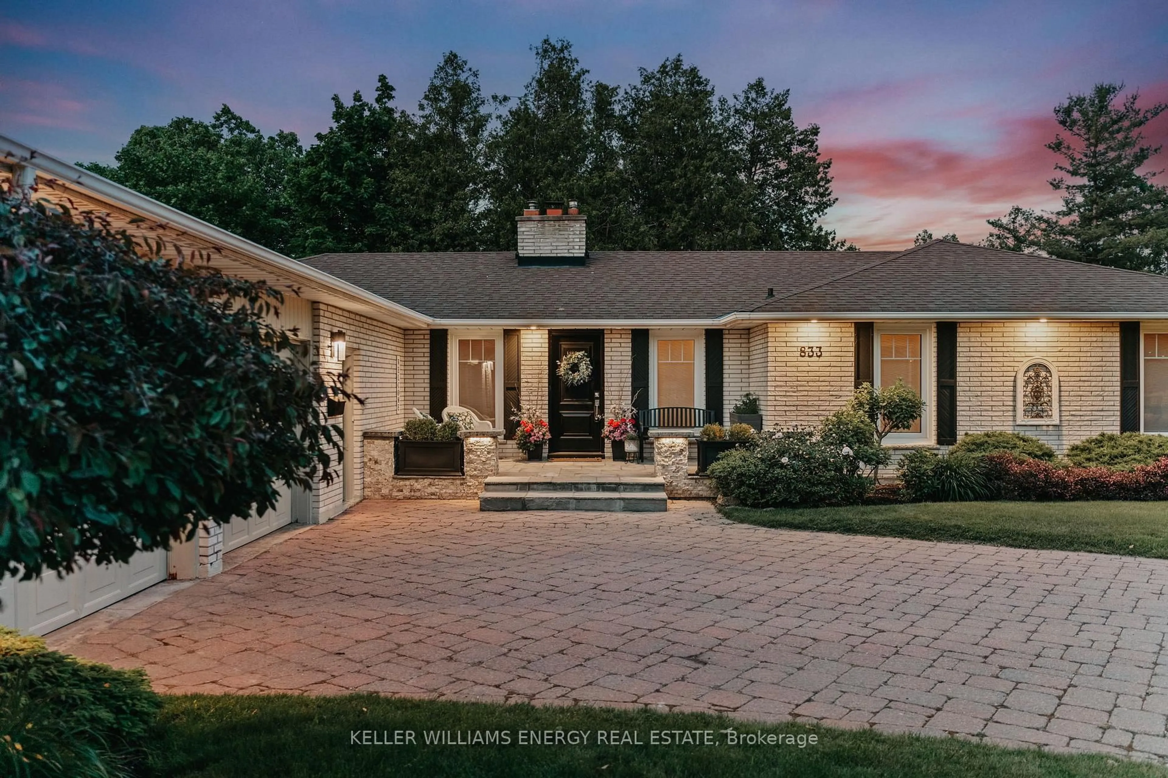 Home with brick exterior material, unknown for 833 Glenmanor Dr, Oshawa Ontario L1J 5A6