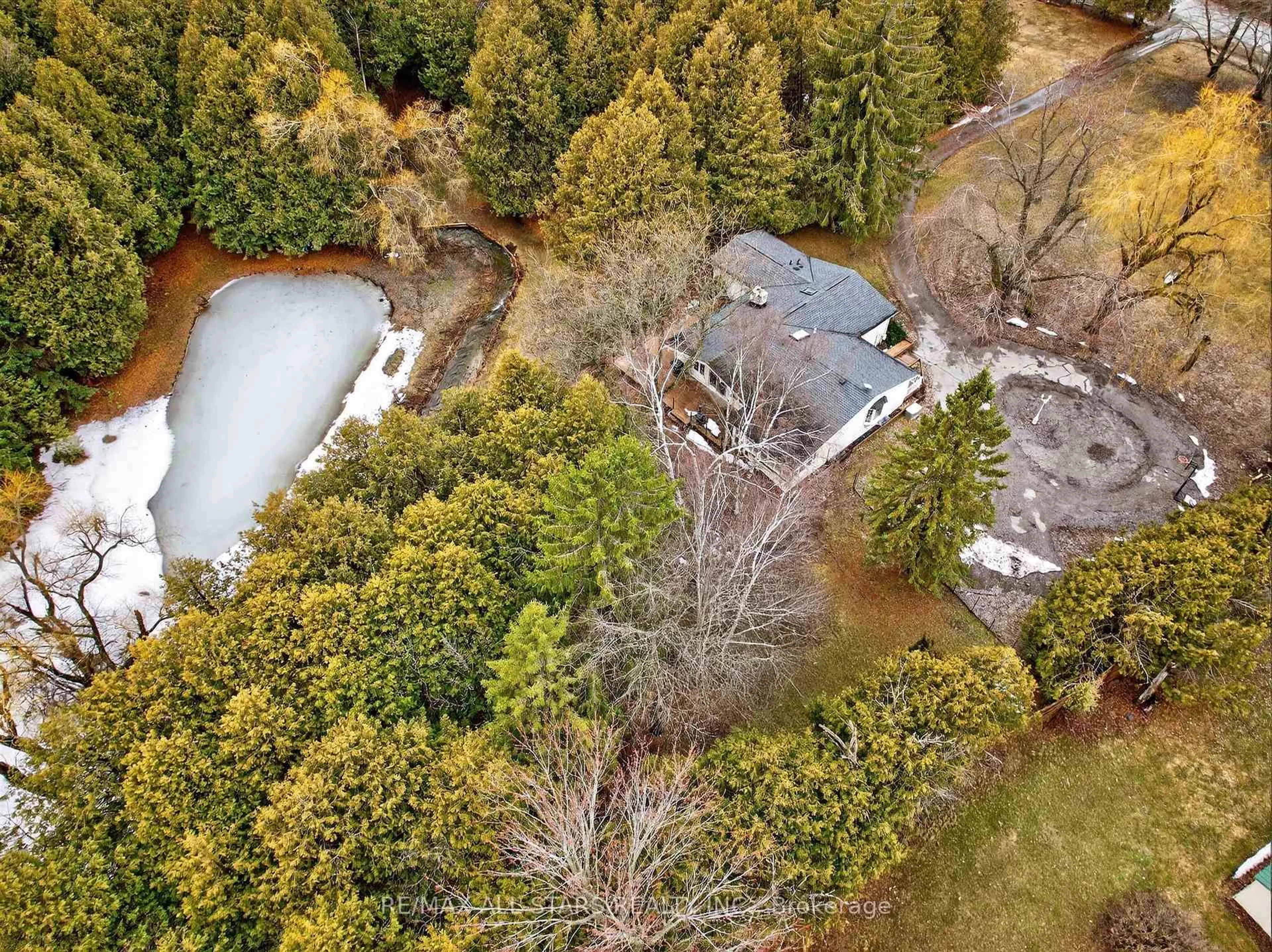 A pic from outside/outdoor area/front of a property/back of a property/a pic from drone, water/lake/river/ocean view for 1130 Scugog 14 Line, Scugog Ontario L0C 1H0