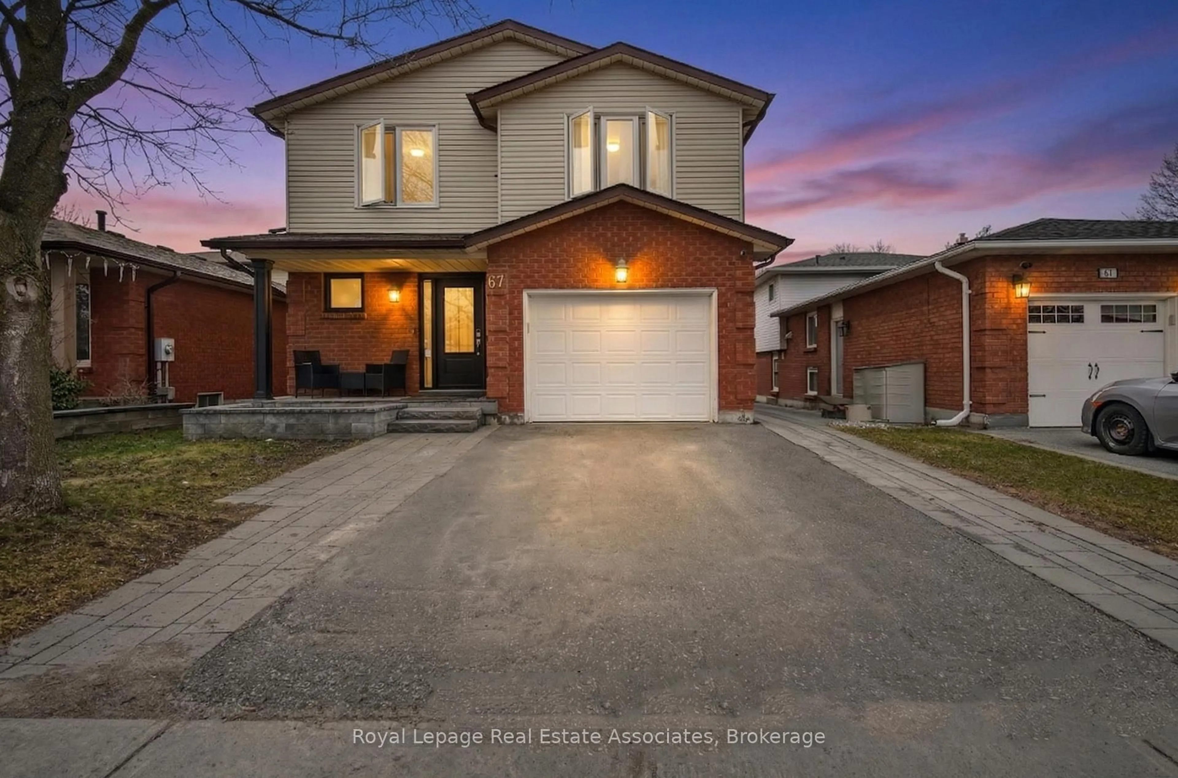 Home with brick exterior material, street for 67 Beechnut Cres, Clarington Ontario L1E 1Y4