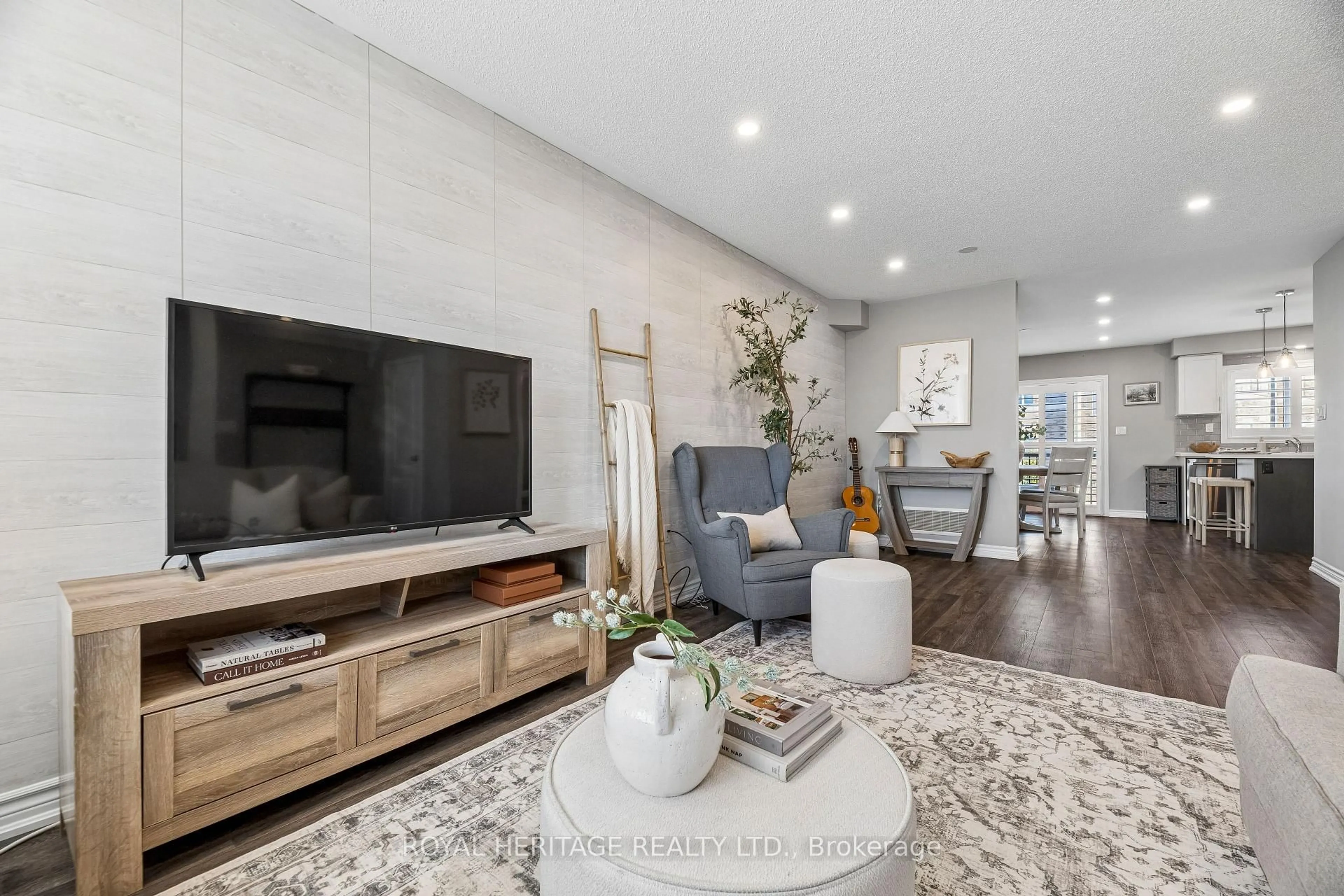 Living room with furniture, unknown for 54 Streathern Way, Clarington Ontario L1C 3X1