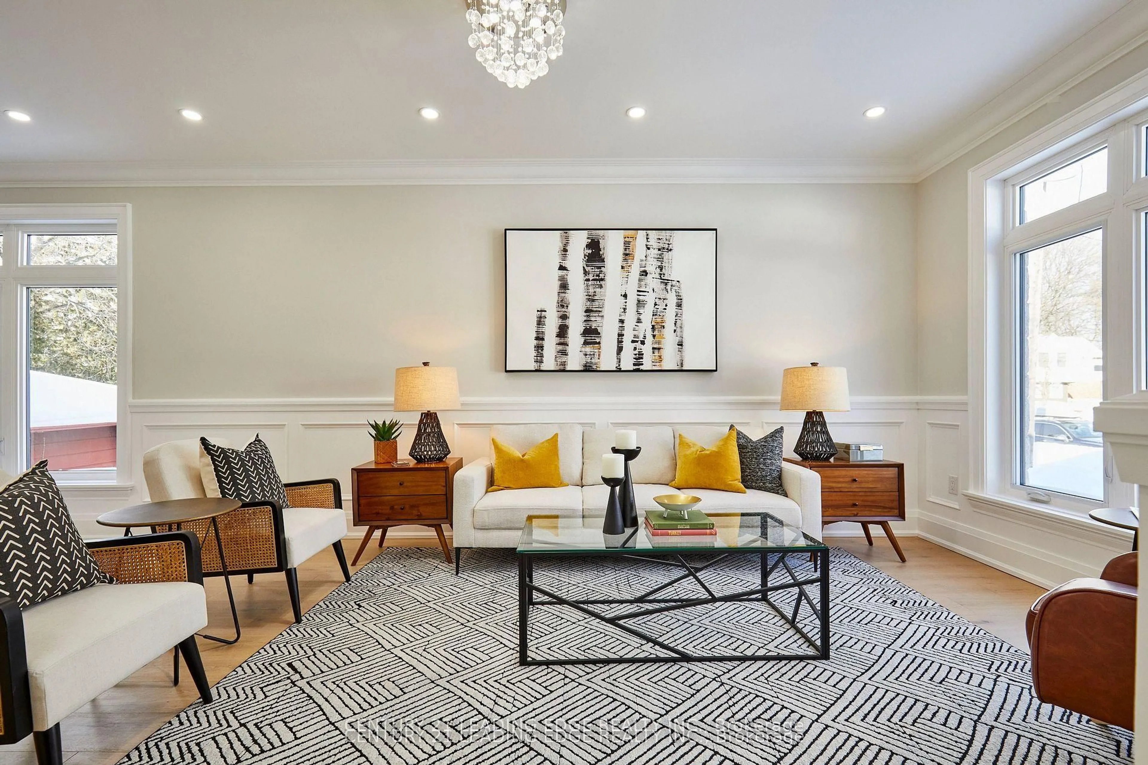 Living room with furniture, carpet floor for 162 Harewood Ave, Toronto Ontario M1M 2R9