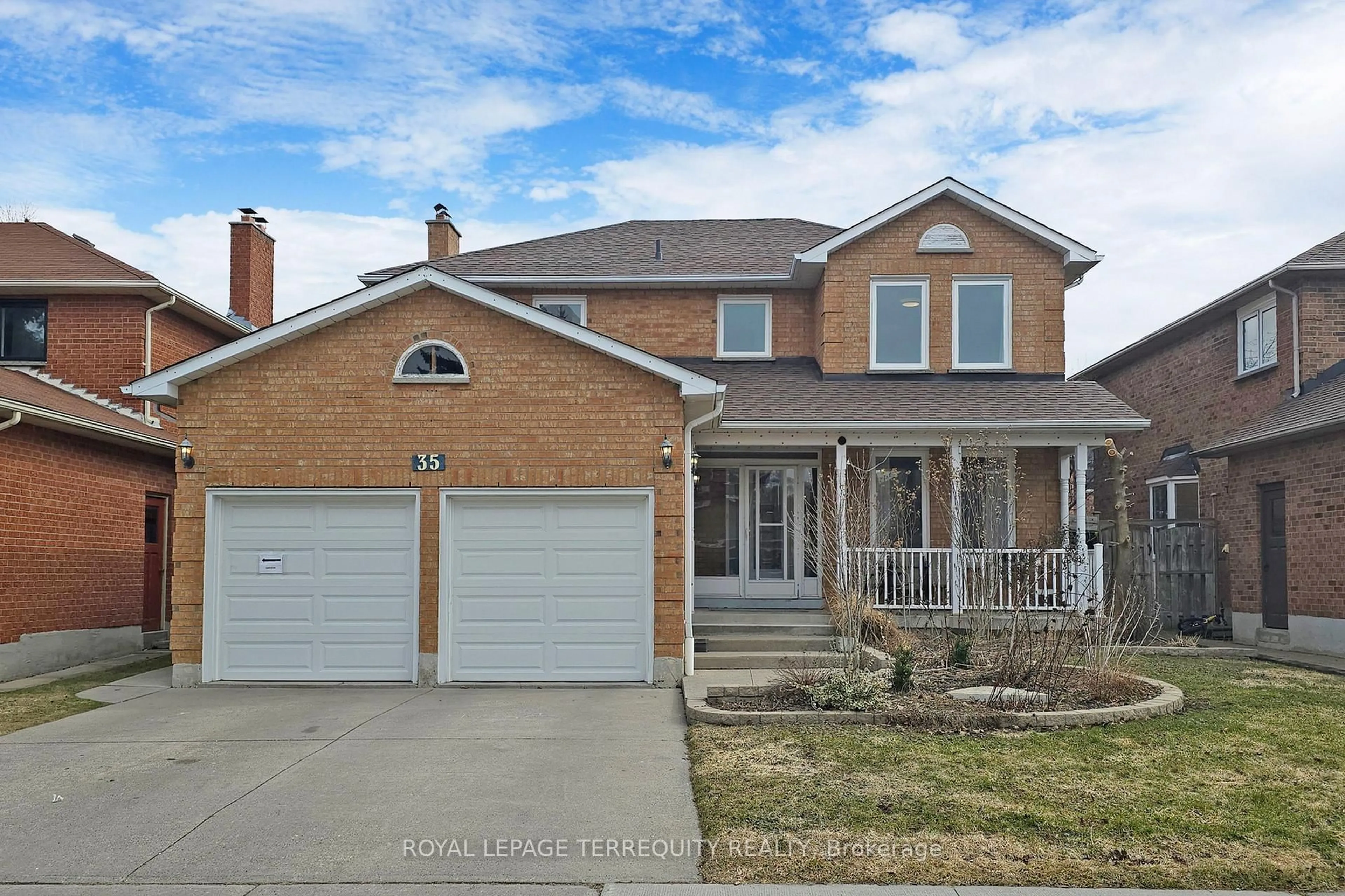 Home with brick exterior material, street for 35 William Stephenson Dr, Whitby Ontario L1N 8J5