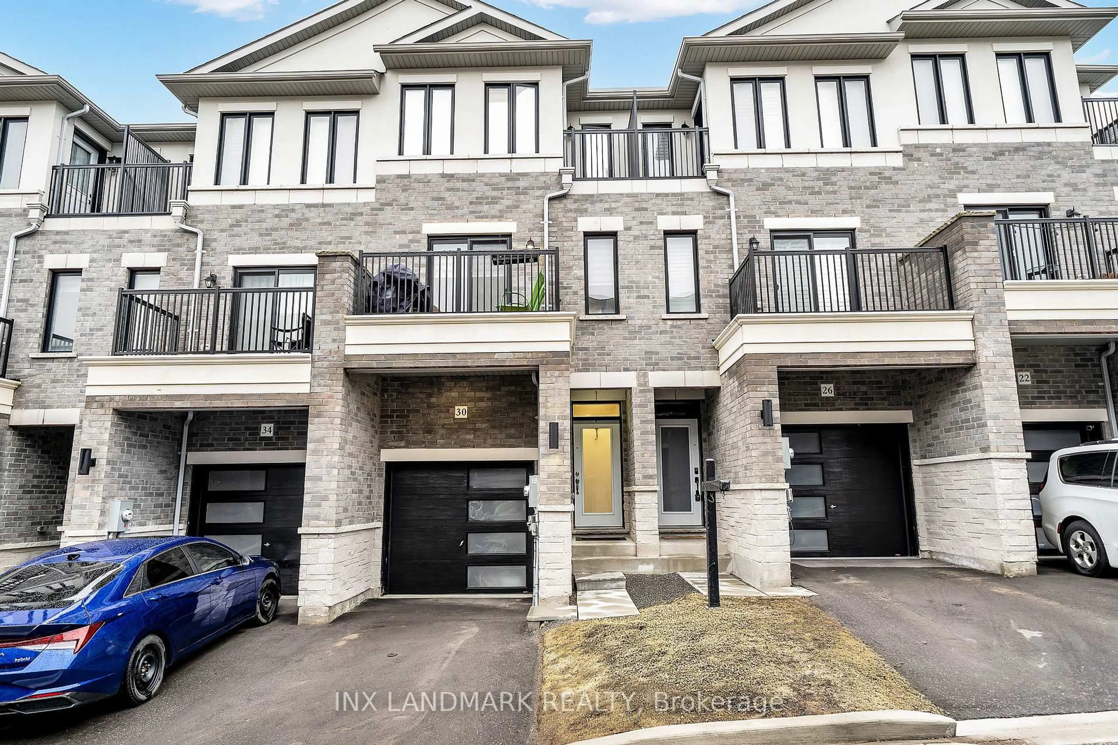 Home with brick exterior material, street for 30 Gerry Henry Lane, Clarington Ontario L1E 0L8