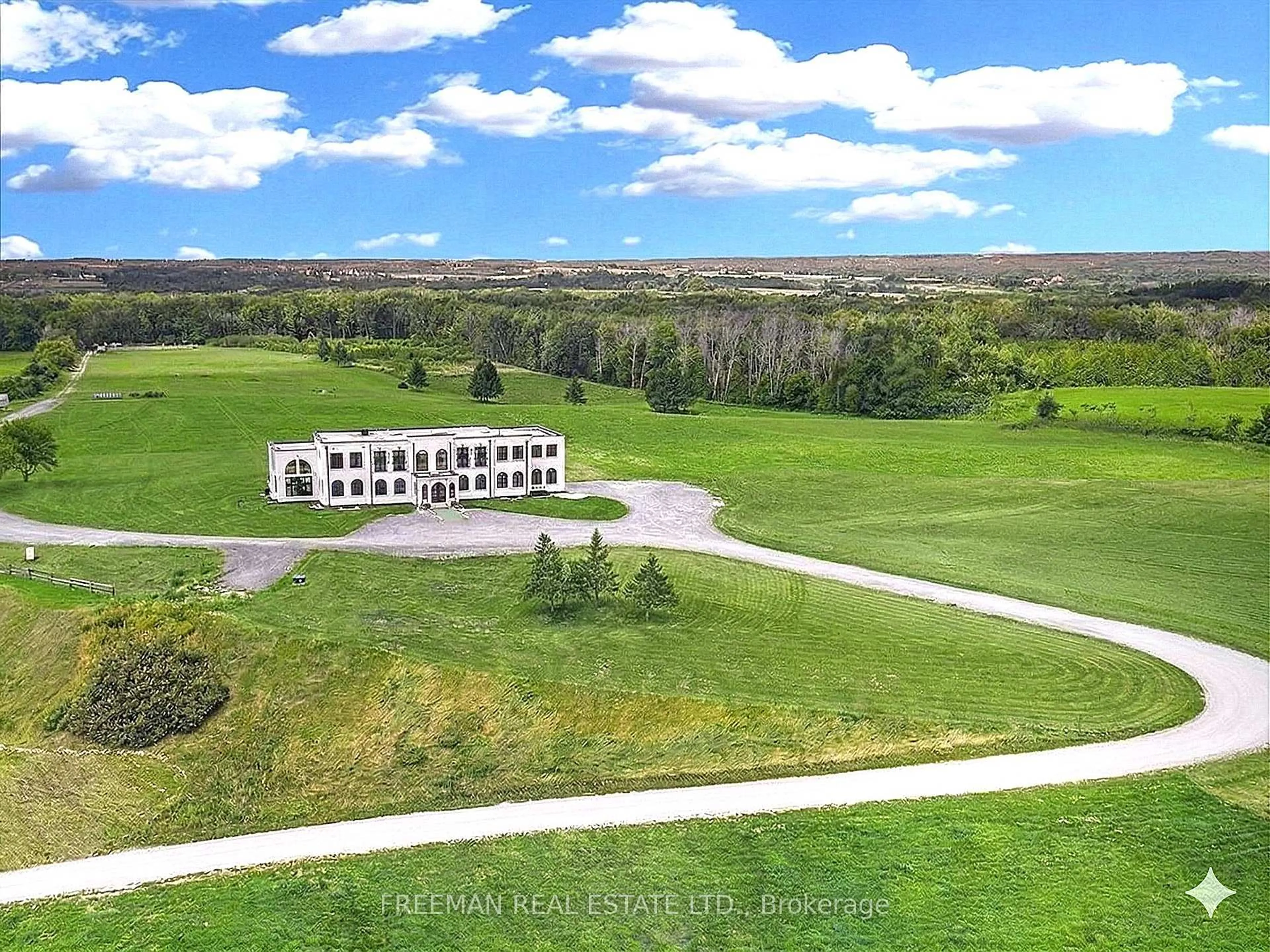 A pic from outside/outdoor area/front of a property/back of a property/a pic from drone, unknown for 3655 Hancock Rd, Clarington Ontario L1E 2M1
