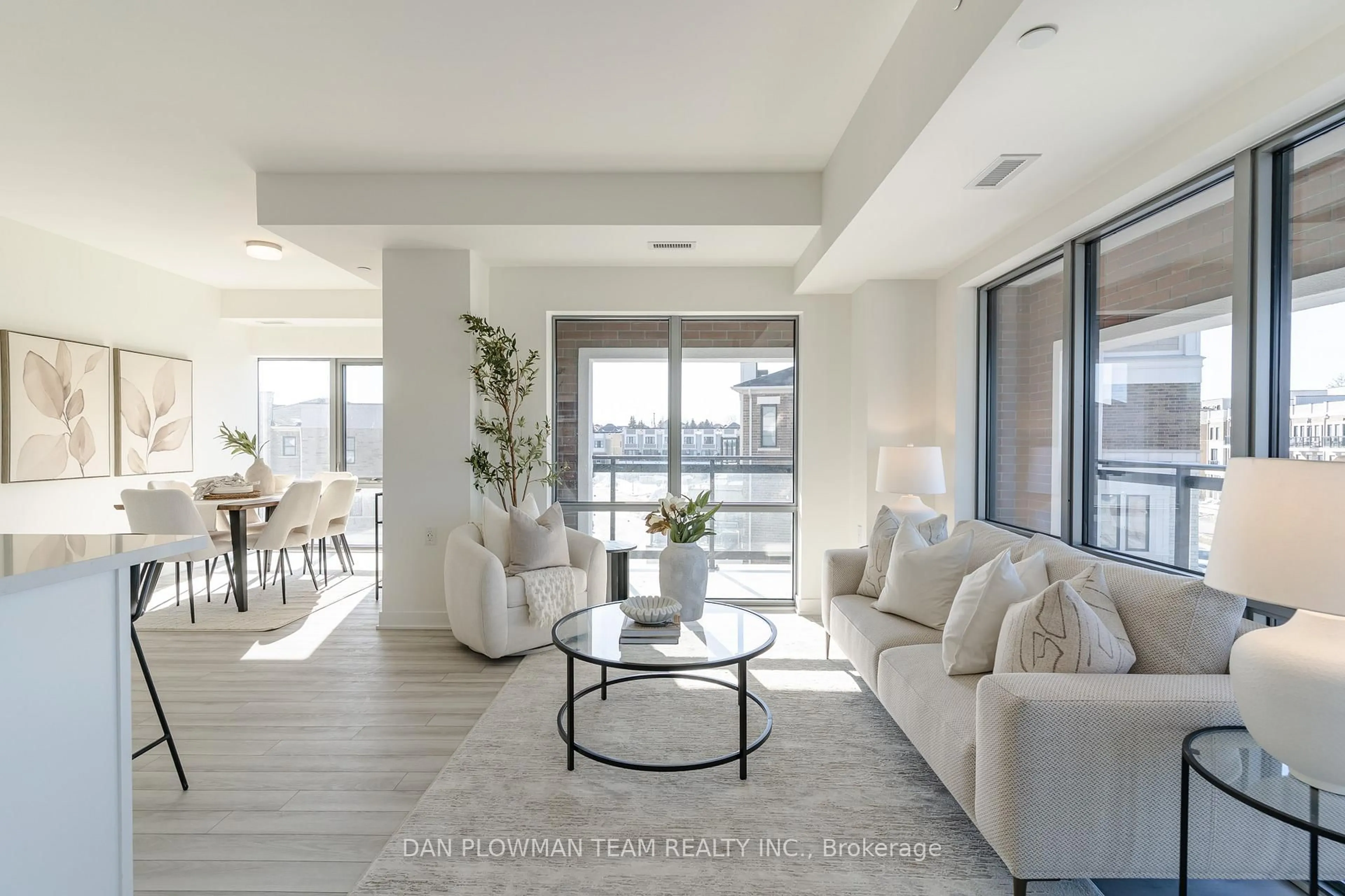Living room with furniture, unknown for 51 Clarington Blvd #321, Clarington Ontario L1C 7J8