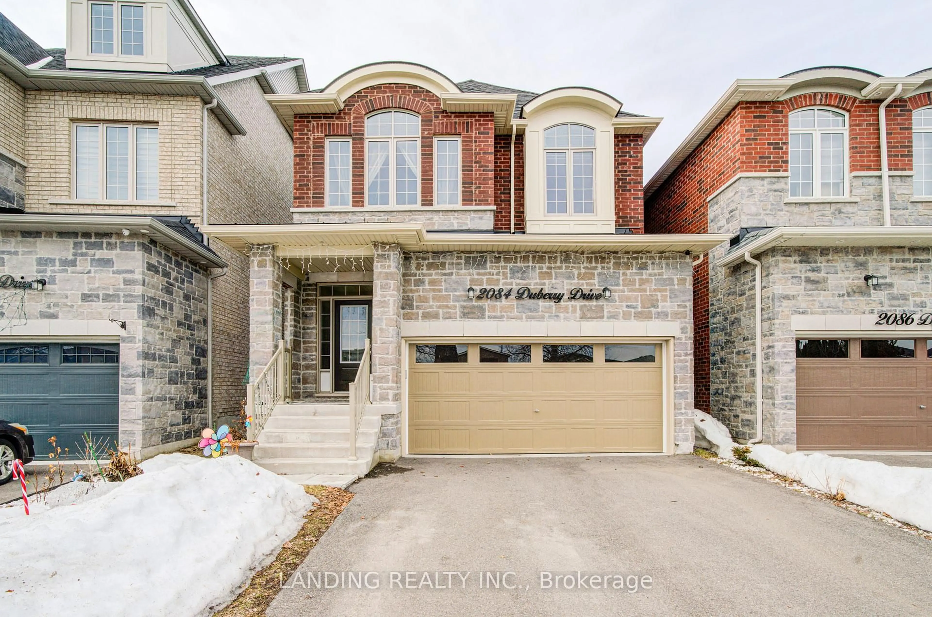 Home with brick exterior material, street for 2084 Duberry Dr, Pickering Ontario L1X 1Y5