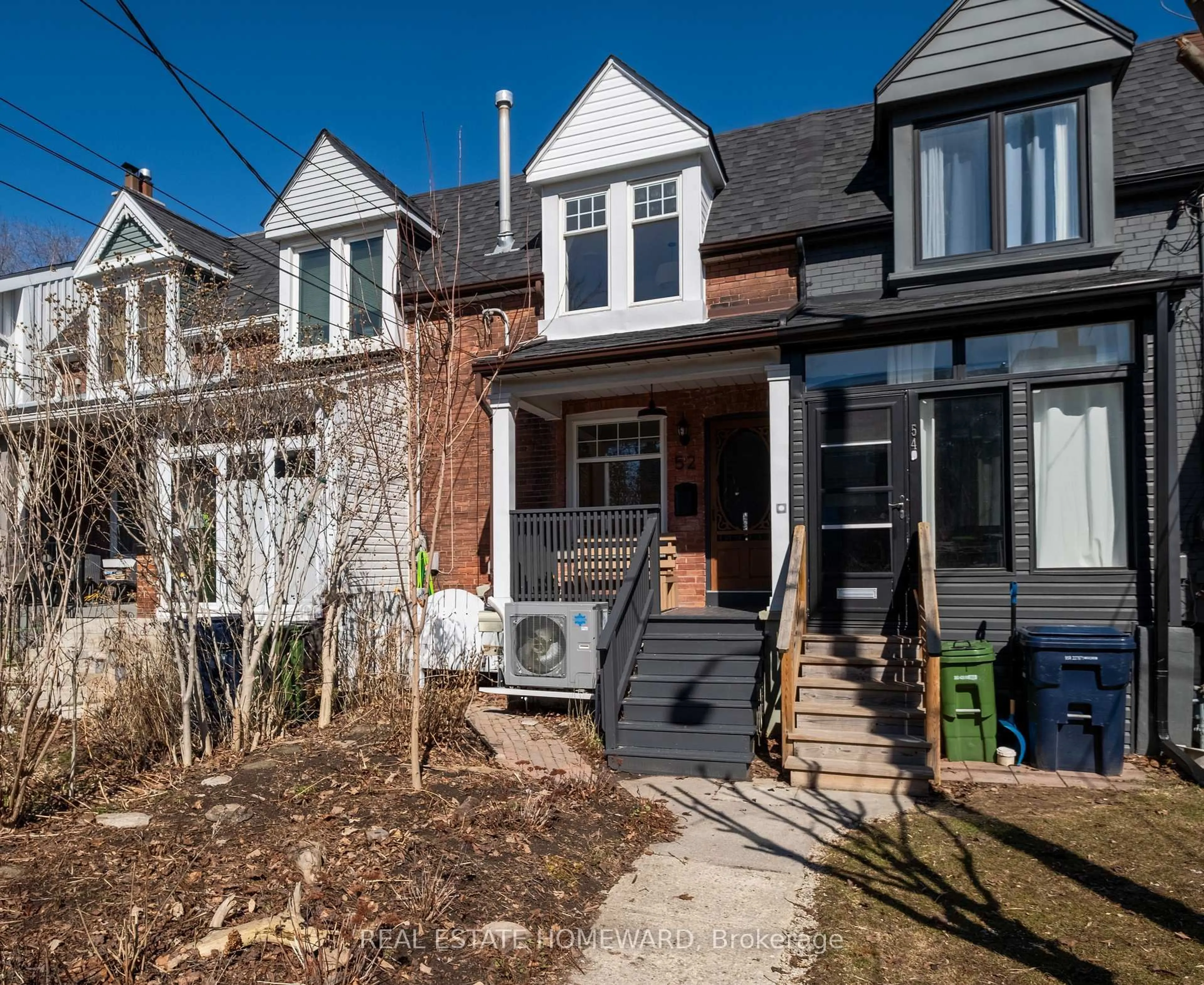 Home with brick exterior material, street for 52 Balfour Ave, Toronto Ontario M4C 1T6