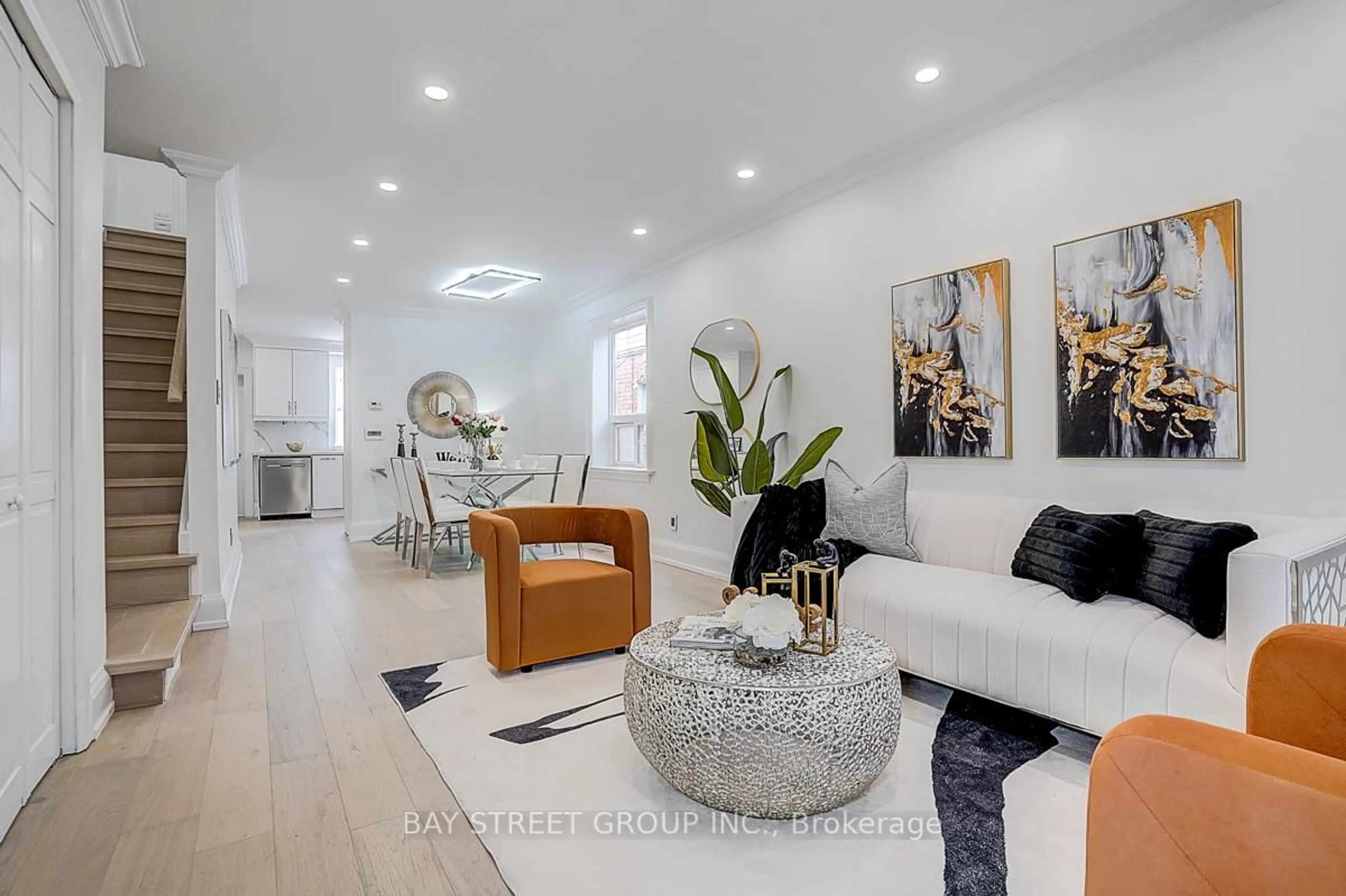 Living room with furniture, unknown for 85 Donlands Ave, Toronto Ontario M4J 3N9