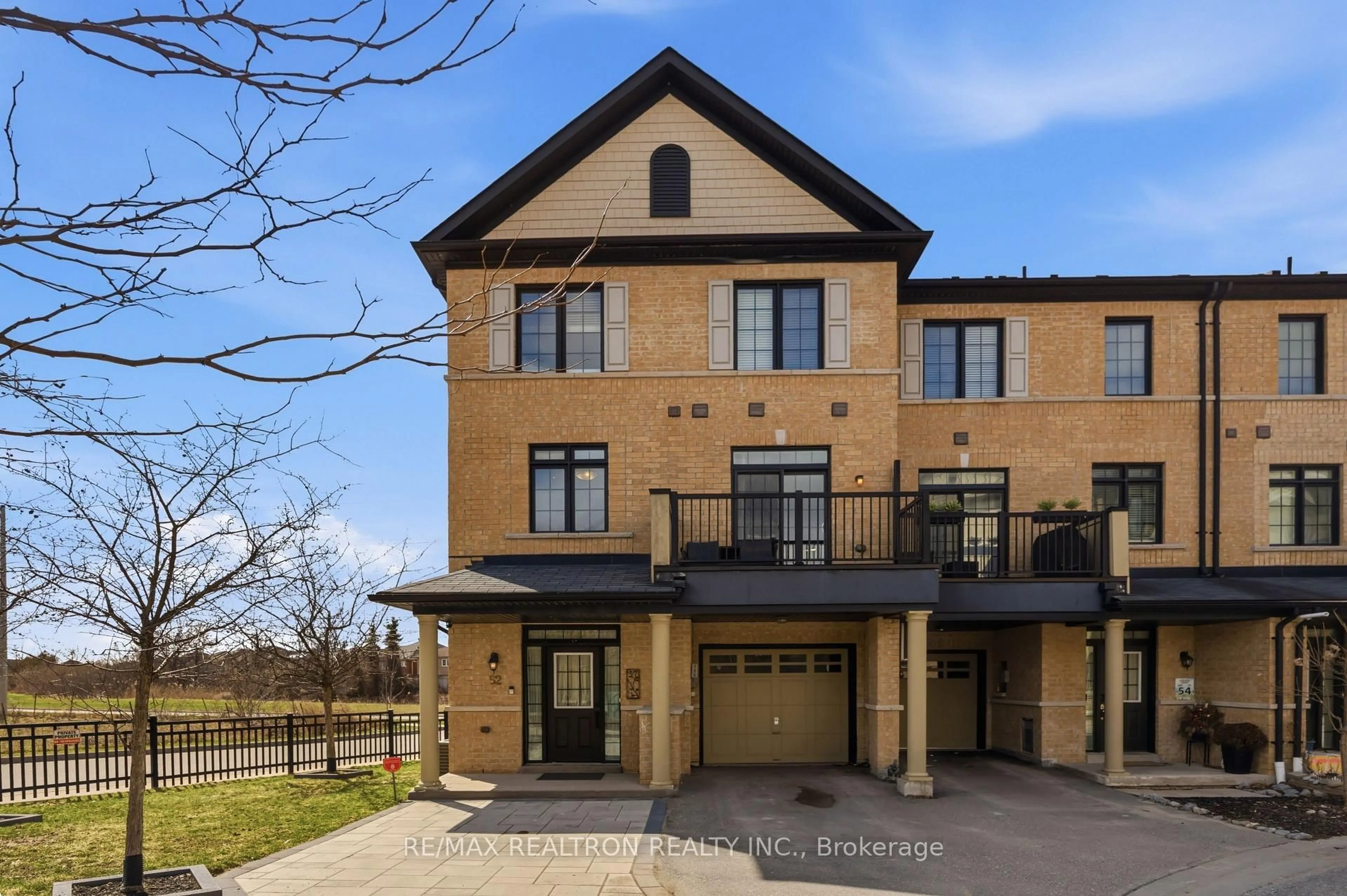 Home with brick exterior material, street for 52 Quarrie Lane, Ajax Ontario L1T 0N1