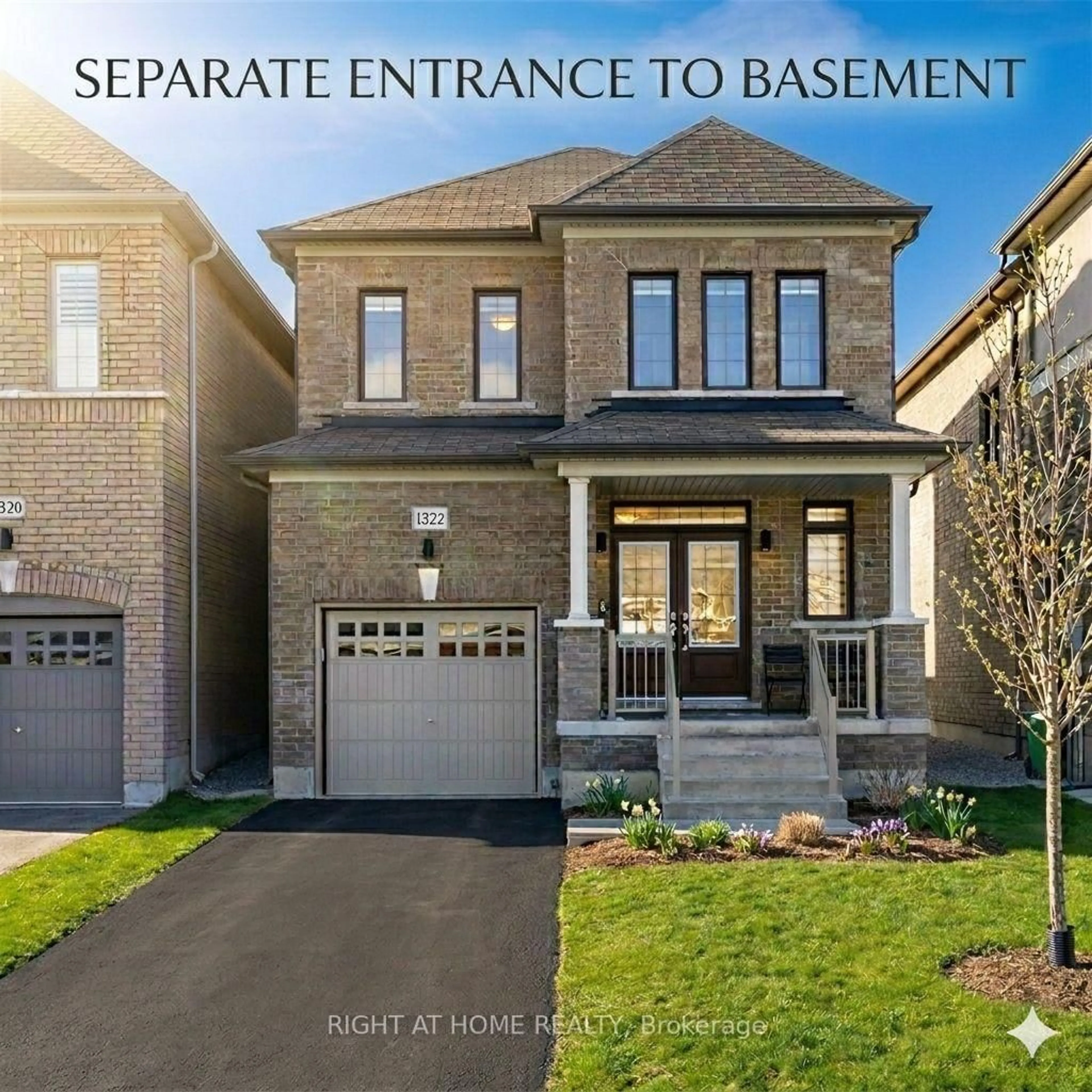 Home with brick exterior material, street for 1322 Apollo St, Oshawa Ontario L1K 3E6