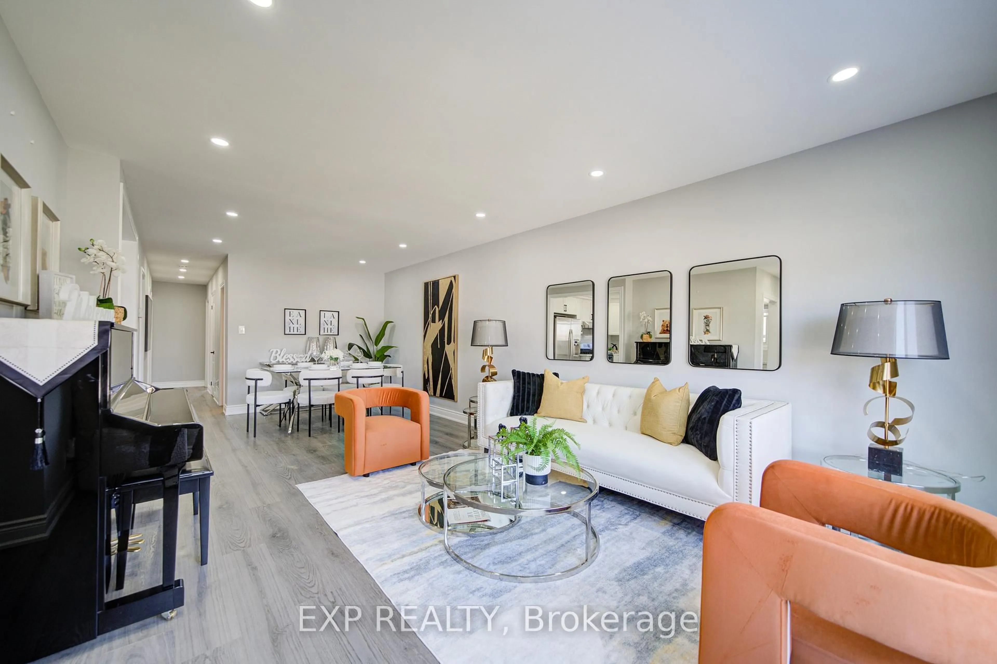 Living room with furniture, unknown for 1393 Garvolin Ave, Pickering Ontario L1W 1J7