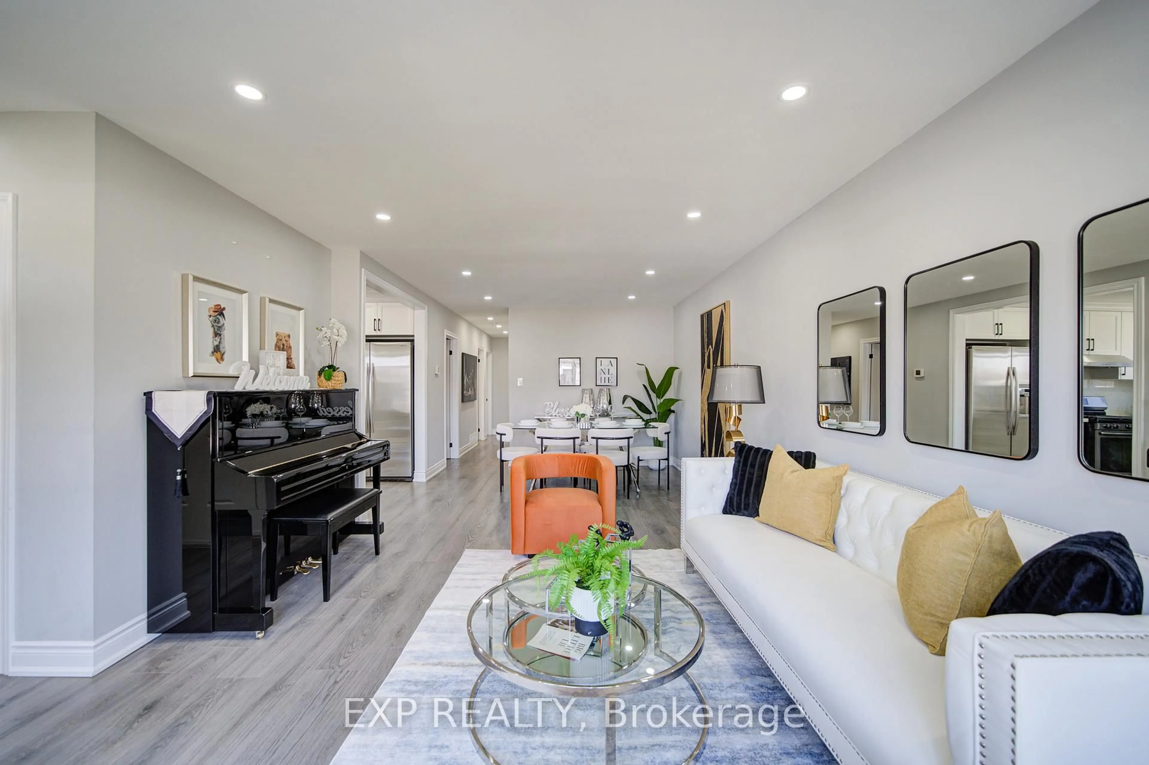 Living room with furniture, unknown for 1393 Garvolin Ave, Pickering Ontario L1W 1J7