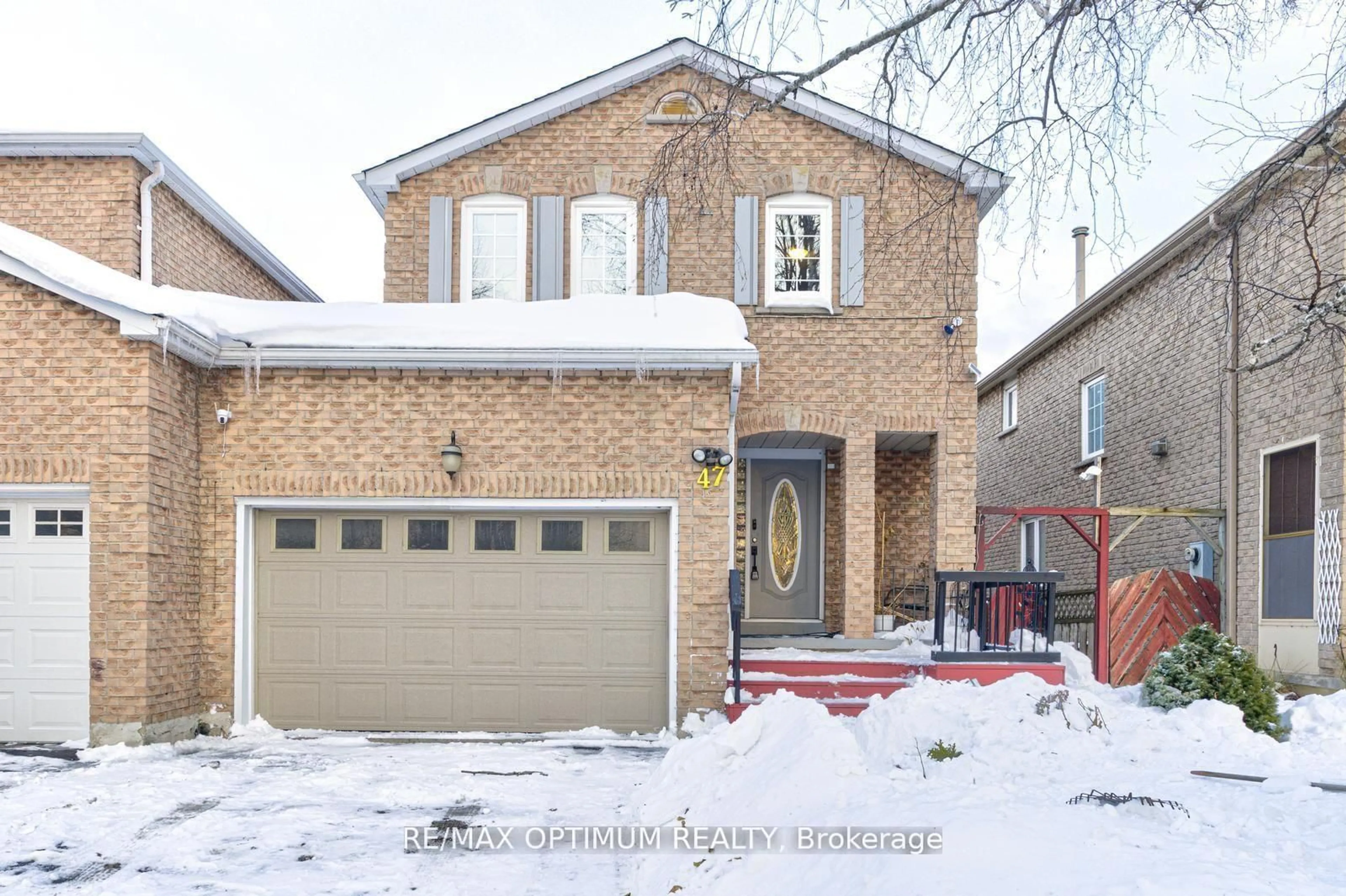 Home with brick exterior material, street for 47 Hewitt Cres, Ajax Ontario L1S 7A6