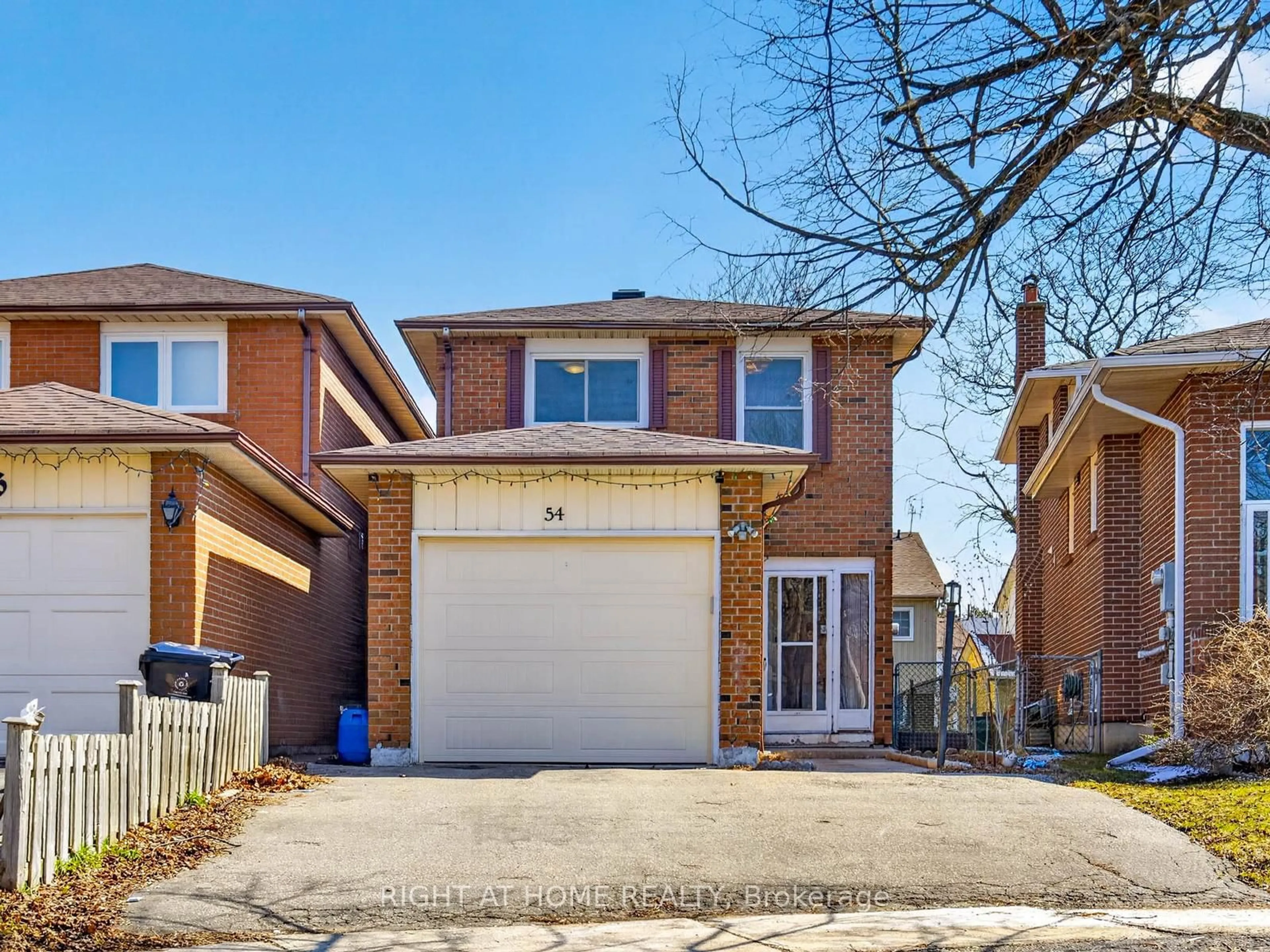 Home with brick exterior material, street for 54 Lady Churchill Crt, Toronto Ontario M1V 2J6