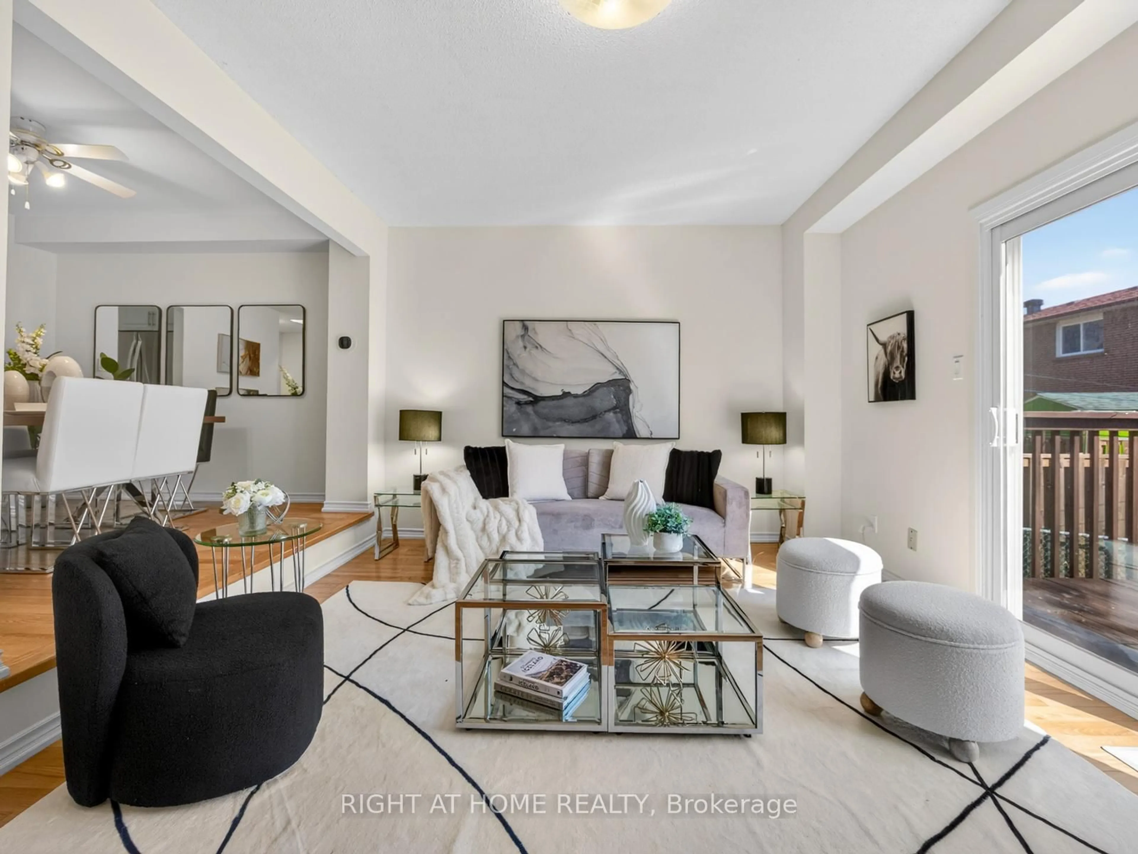 Living room with furniture, unknown for 54 Lady Churchill Crt, Toronto Ontario M1V 2J6