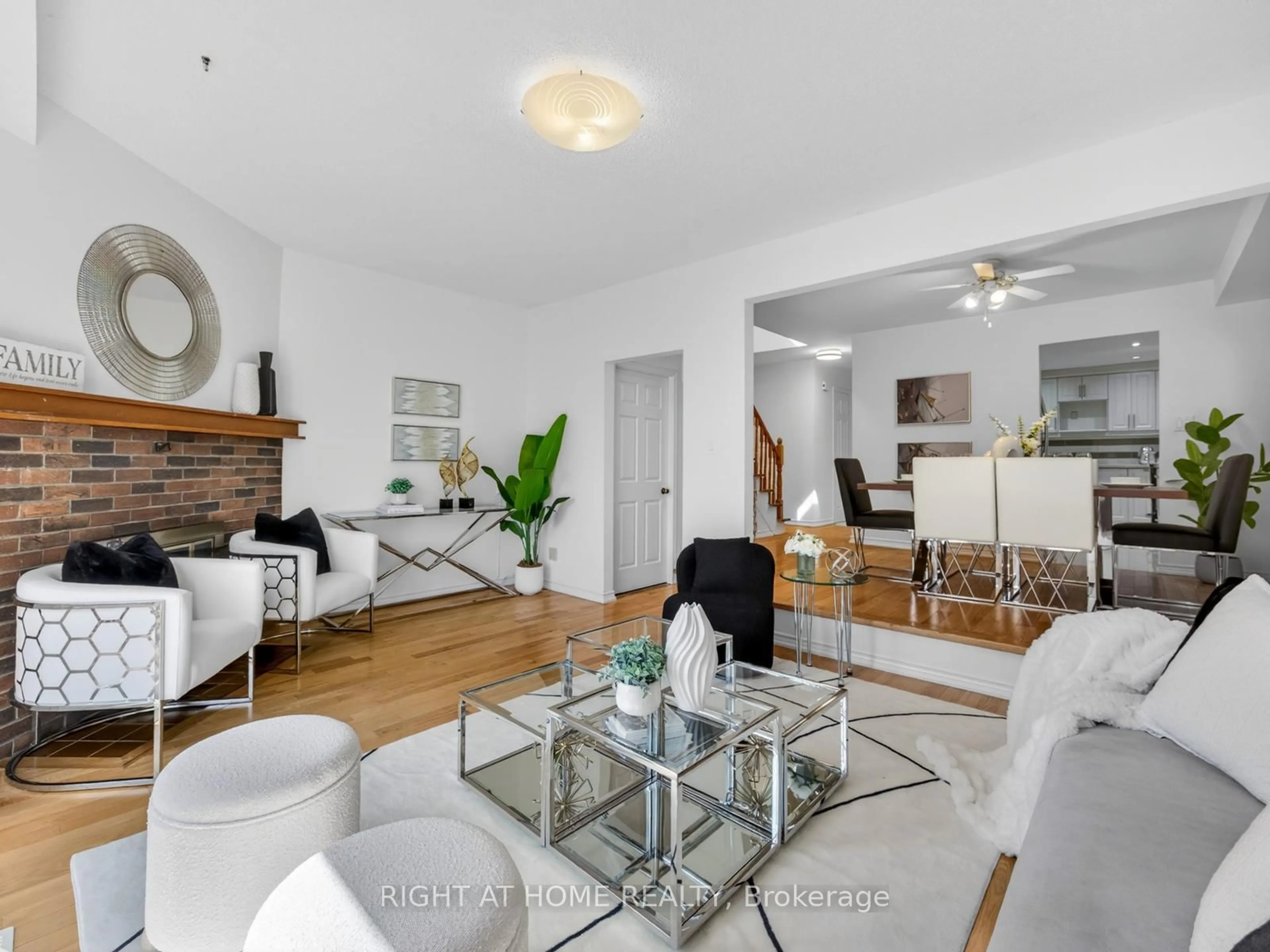 Living room with furniture, unknown for 54 Lady Churchill Crt, Toronto Ontario M1V 2J6