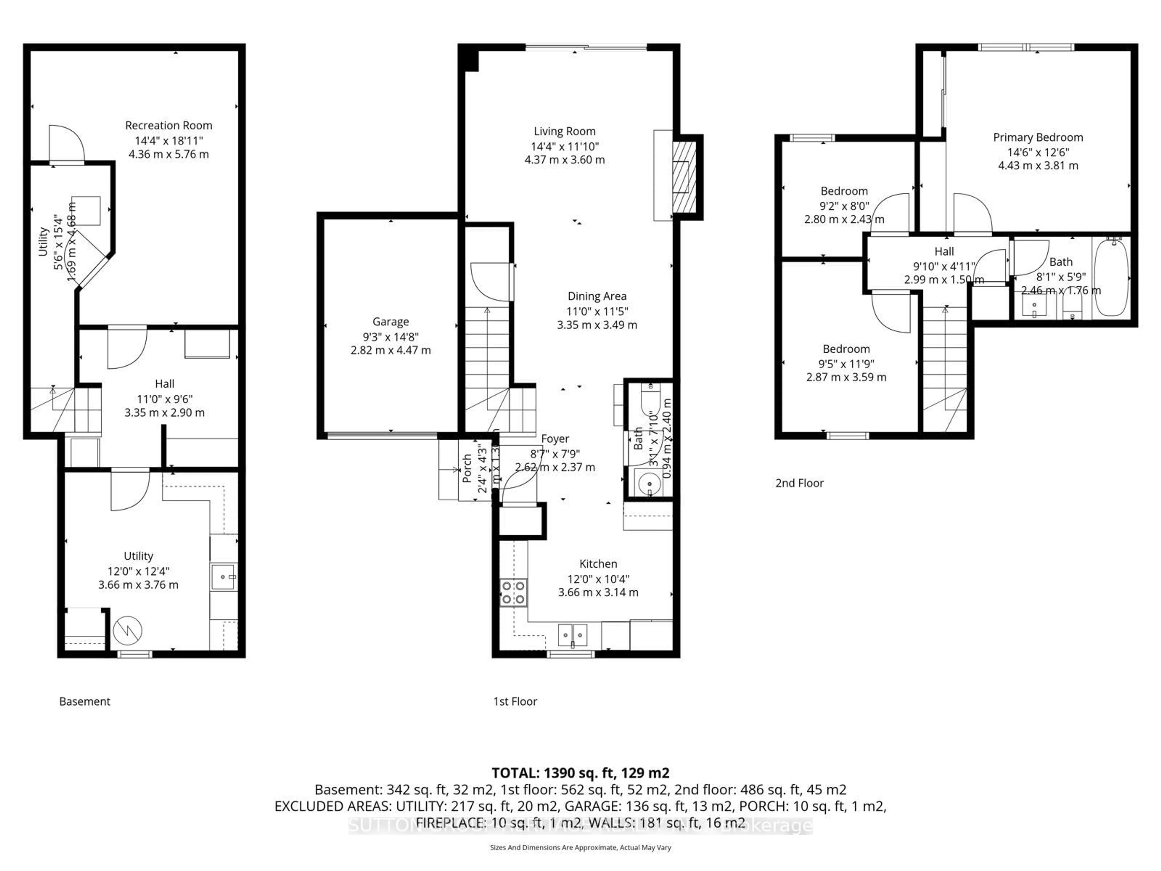 Floor plan for 24 Andrea Rd, Ajax Ontario L1S 3V7
