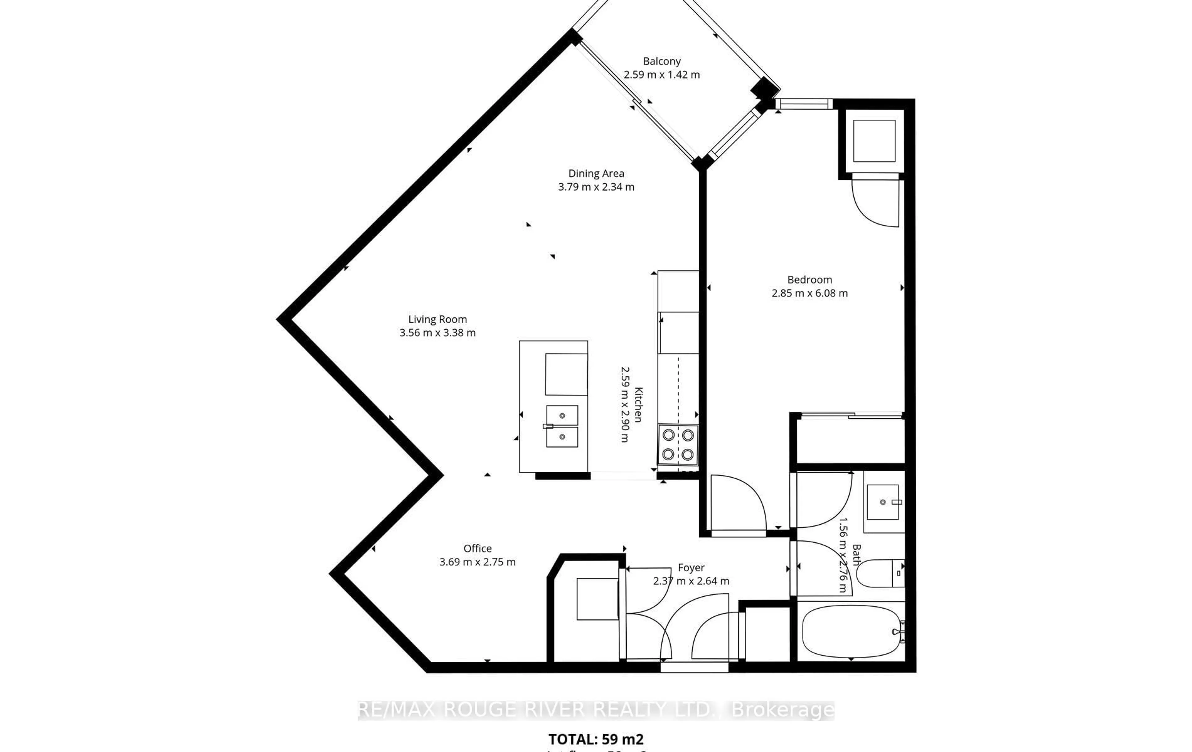 Floor plan for 84 Aspen Springs Dr #106, Clarington Ontario L1C 0V3
