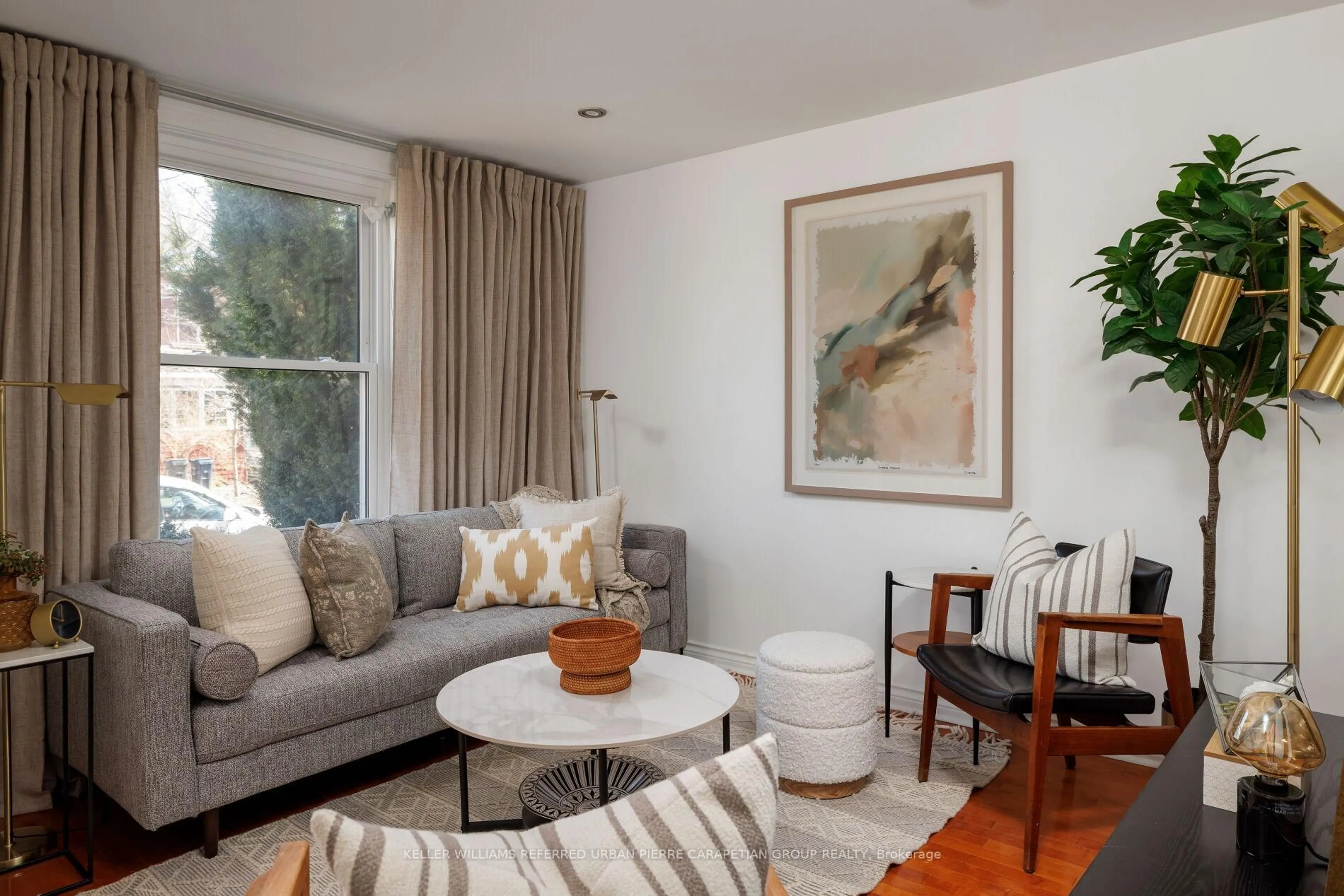 Living room with furniture, unknown for 158 Galt Ave, Toronto Ontario M4M 2Z3