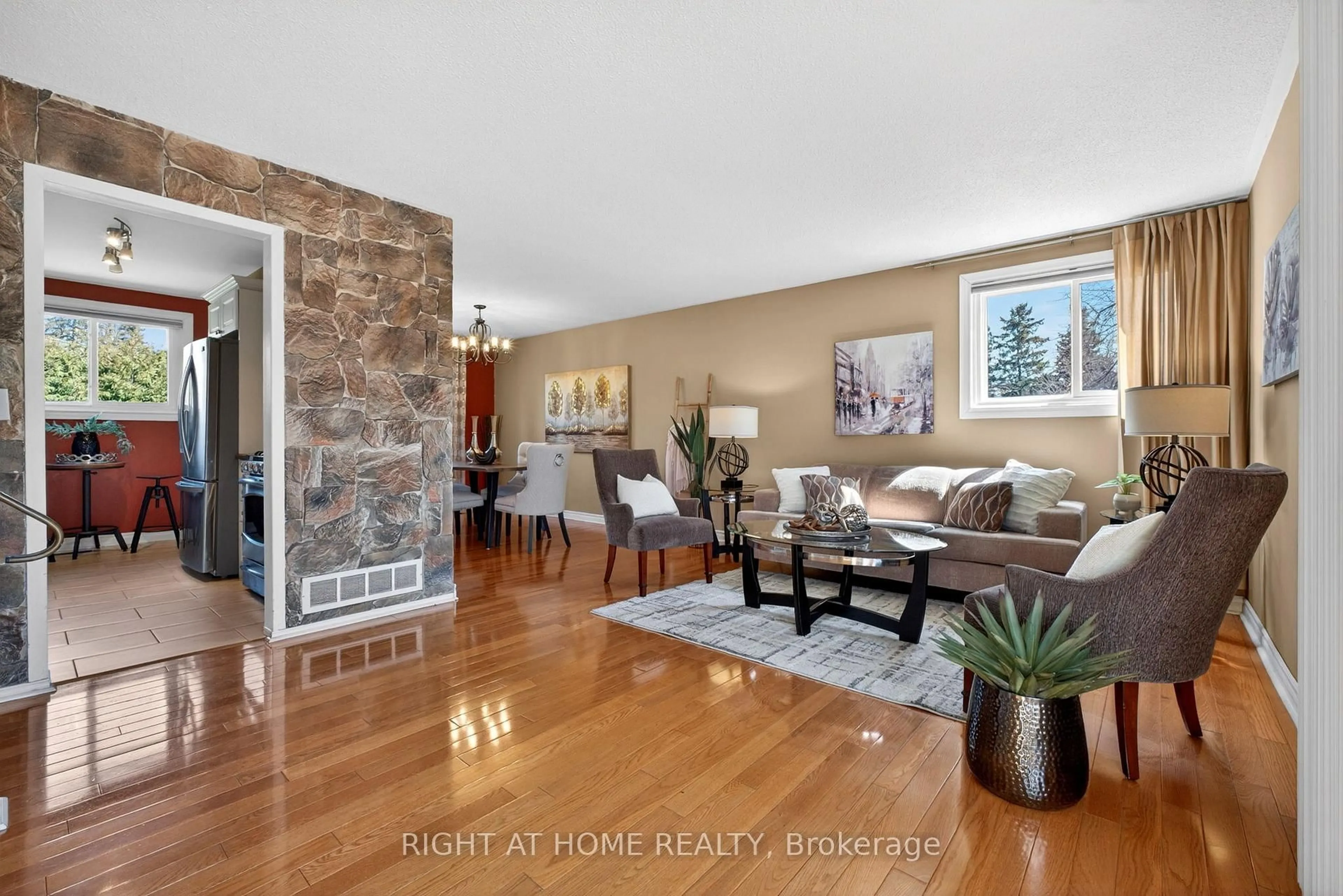 Living room with furniture, unknown for 249 Lorindale Dr, Oshawa Ontario L1H 6X5